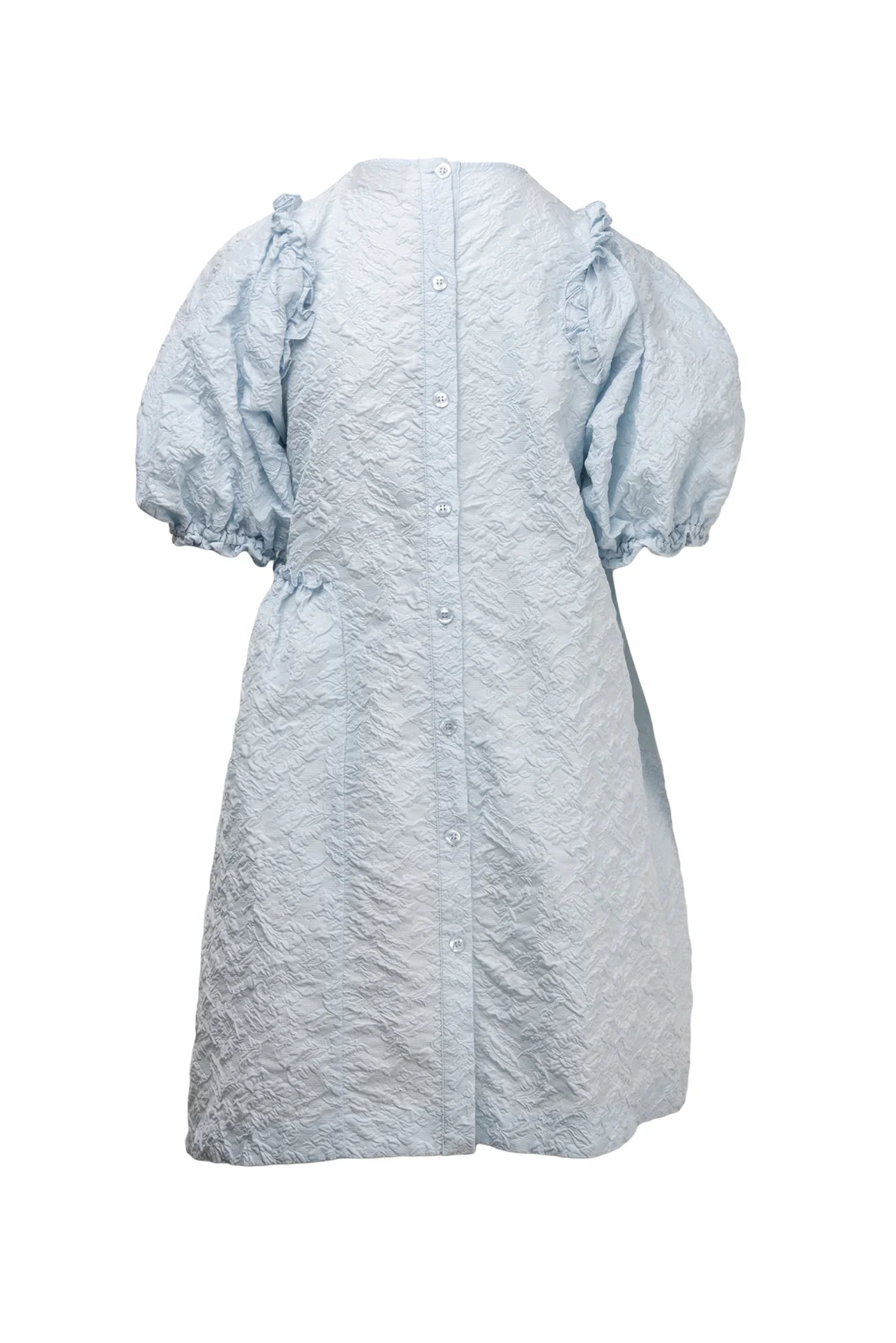 Simone Rocha Size 2 Smocked Puff Sleeve Mini Dress - Image 2