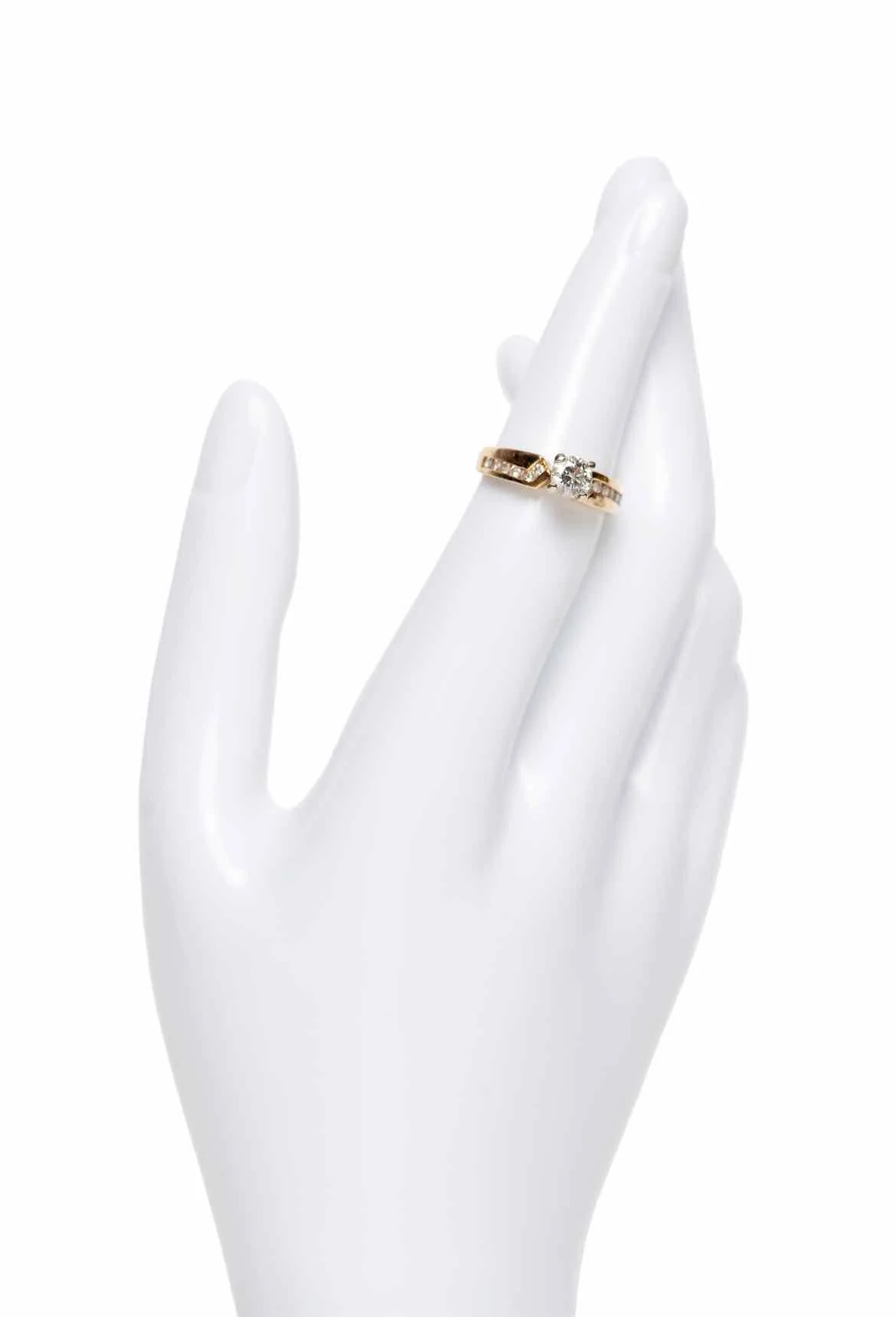 Size 5 14K Yellow Gold & 0.53ct Diamond Ring - Image 2
