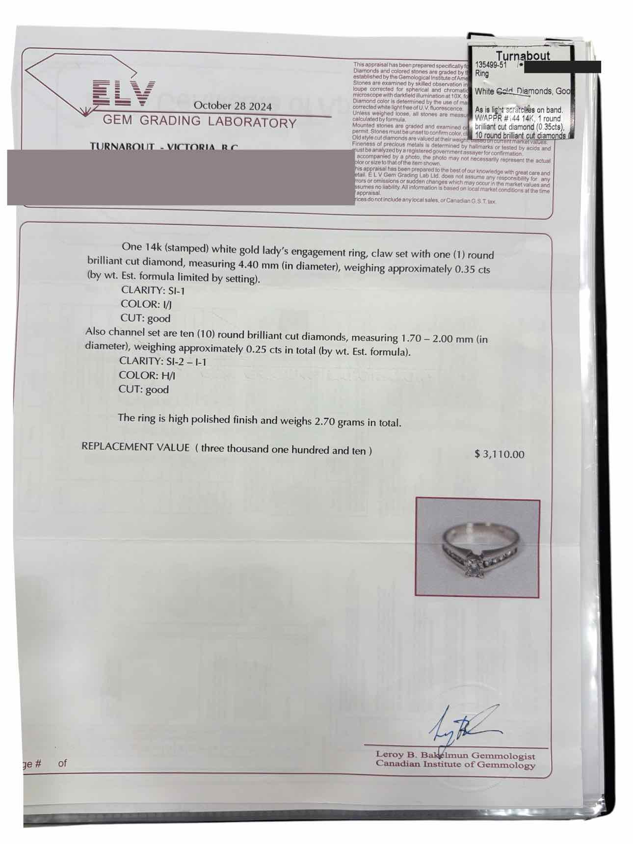 Size 5.5 Ring - Image 5