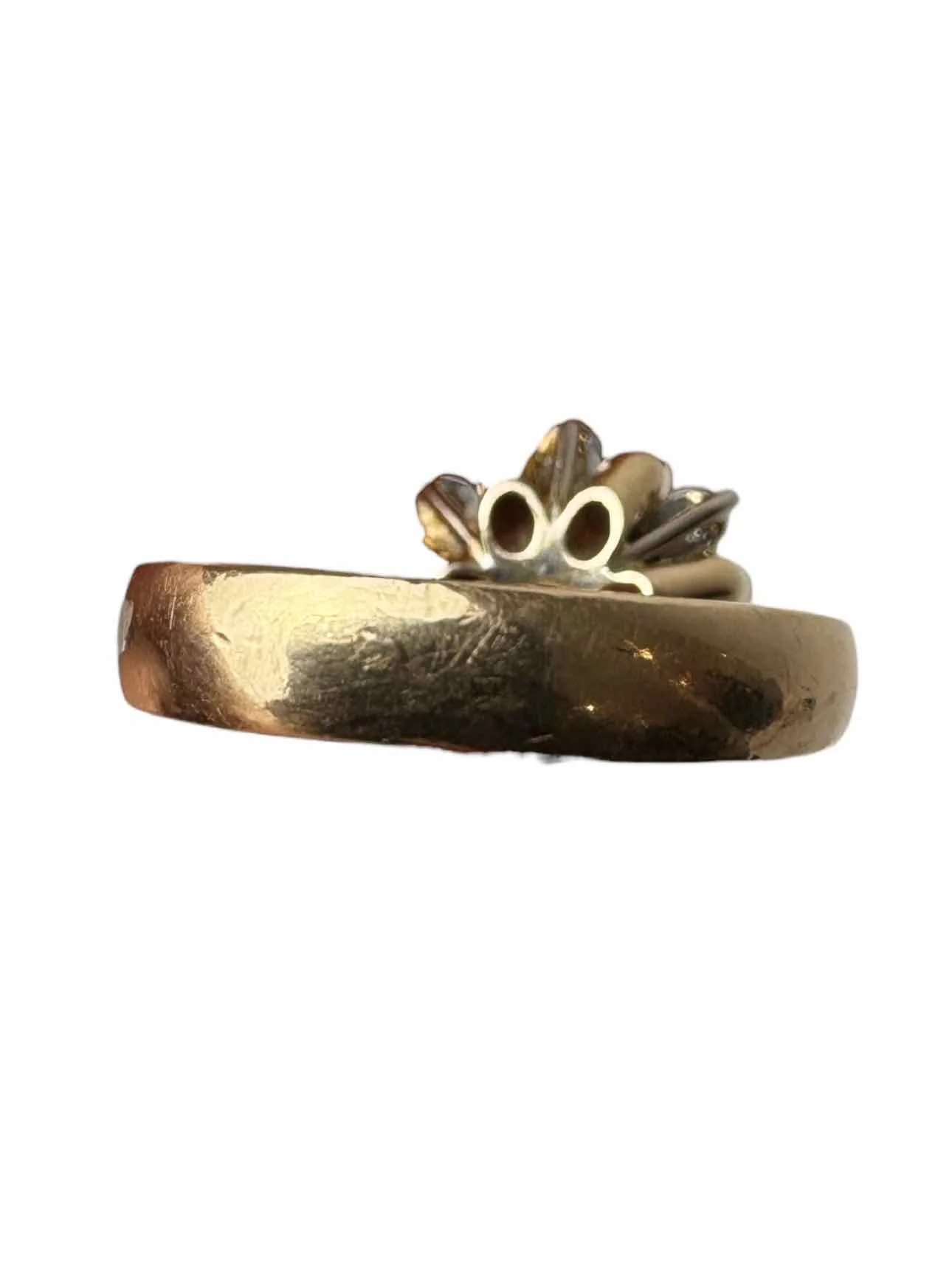 Size 5.5 Sapphire and Daiamond Ring - Image 4