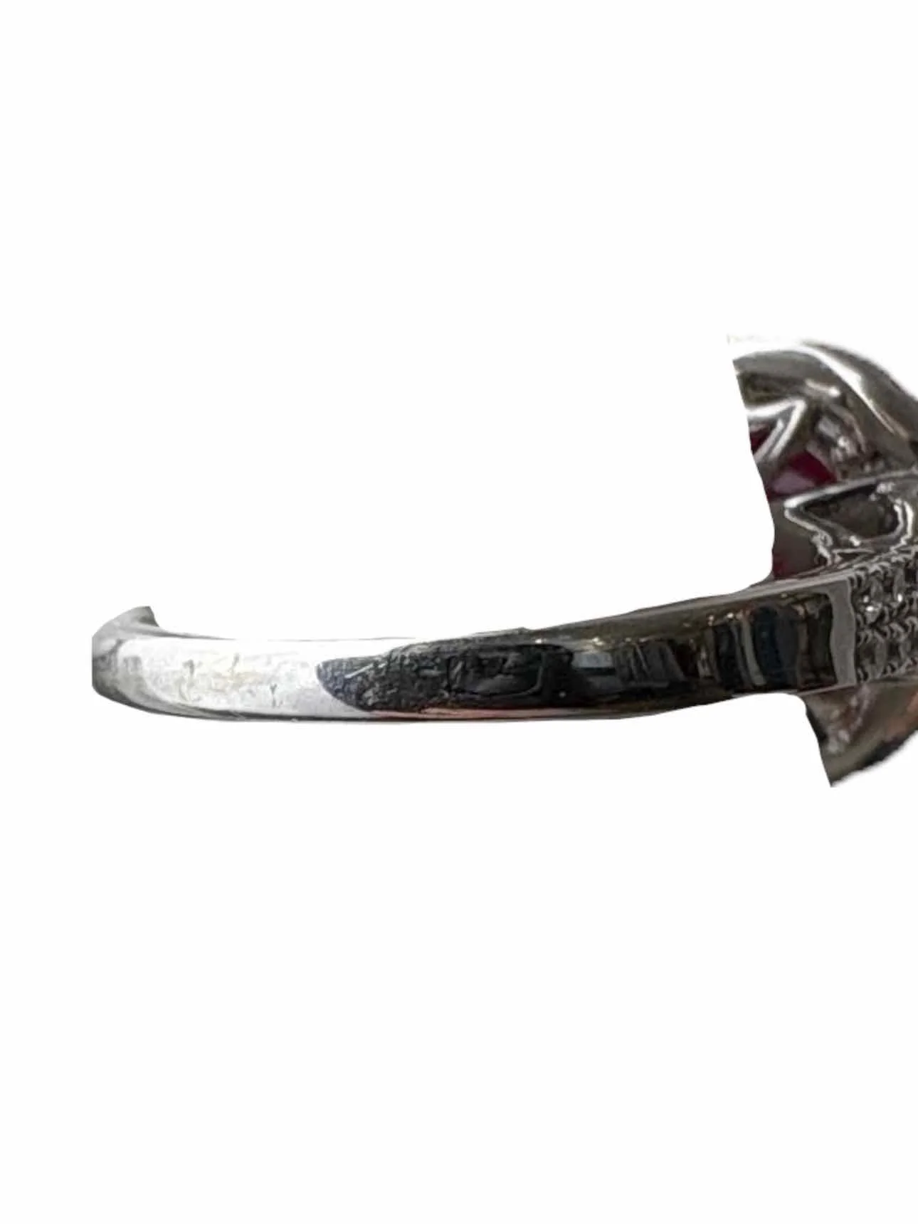 Size 6.5 Glass Filled Ruby  Ring - Image 4