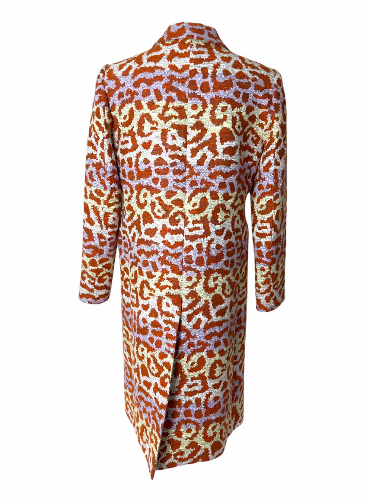 Smythe Metallic Animal Print Tweed Size 8 Coat - Image 2