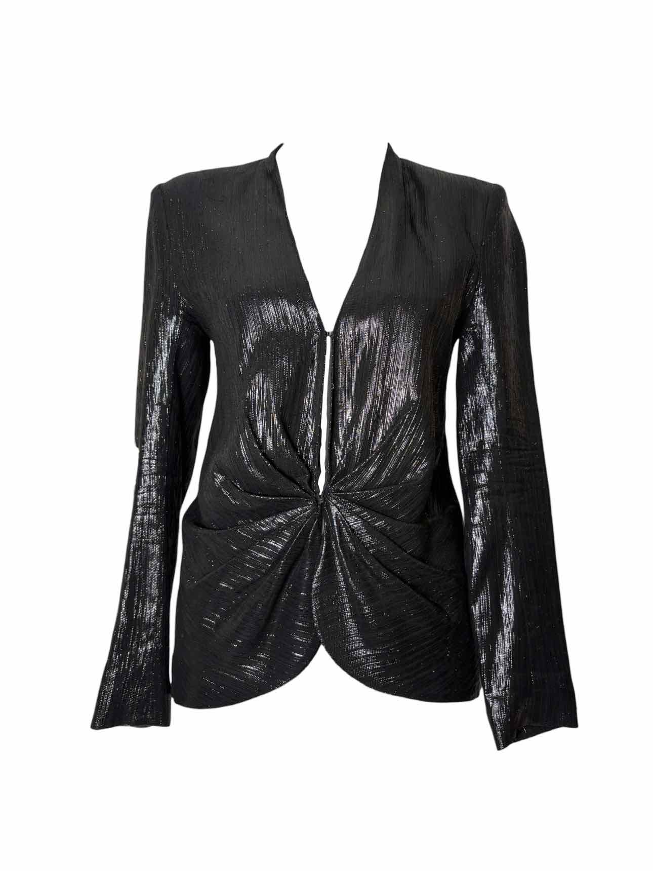 Smythe Size 6 Metallic Poly Blazer
