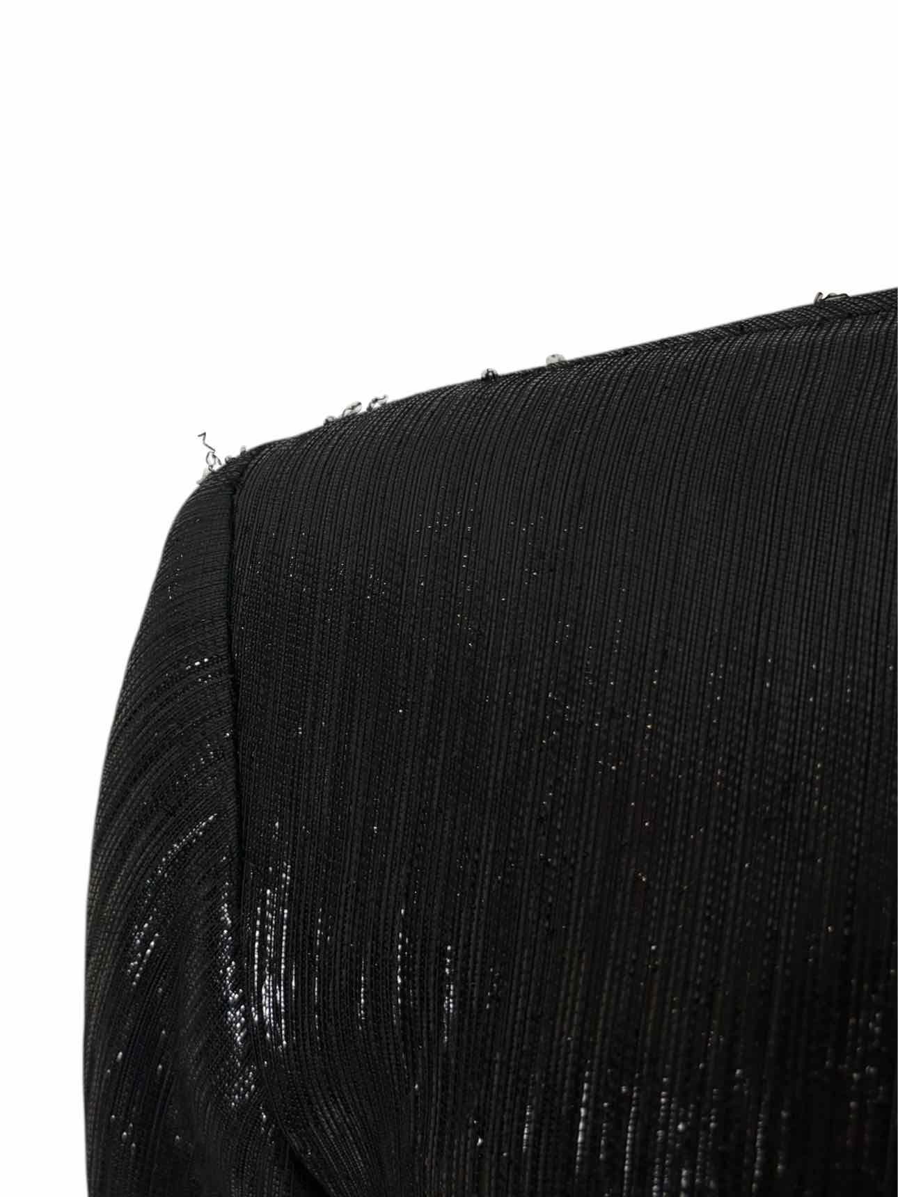 Smythe Size 6 Metallic Poly Blazer - Image 4