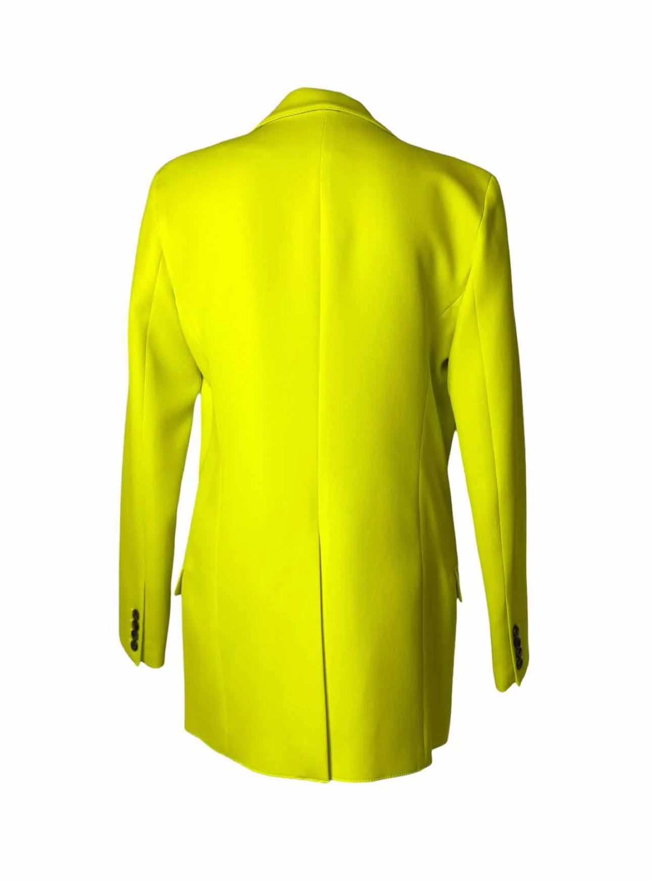 Smythe Size 8 Yellow Poly Blazer - Image 2