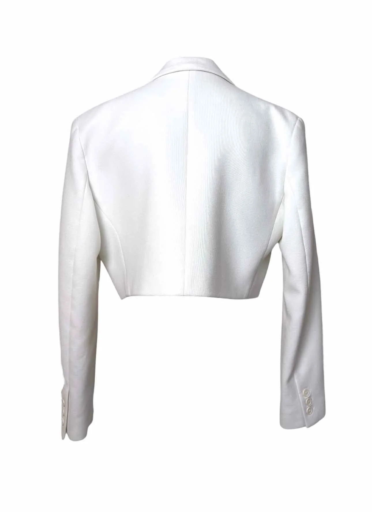 Smythe Size L Poly Cropped  Blazer - Image 2