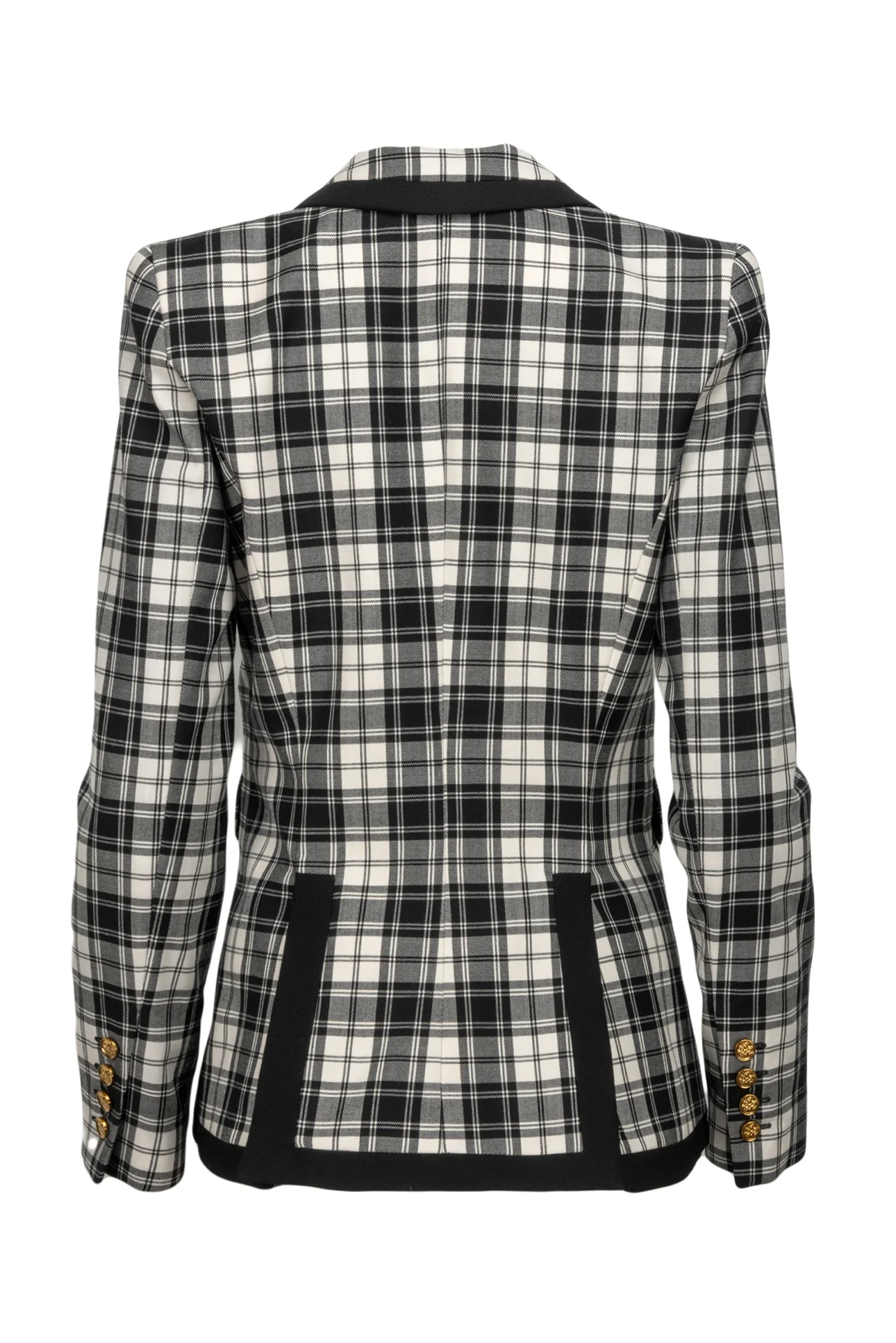 Smythe Size XS Single Breasted Plaid Blazer - Image 2