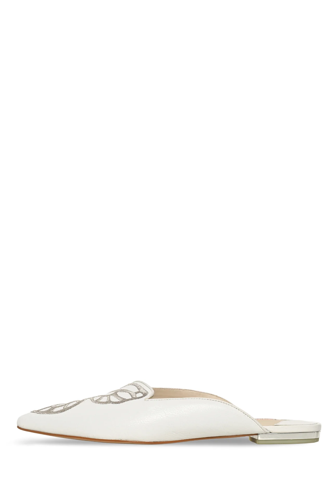Sophia Webster Size 40 Butterfly Embroidered Bibi Flat Mules - Image 3