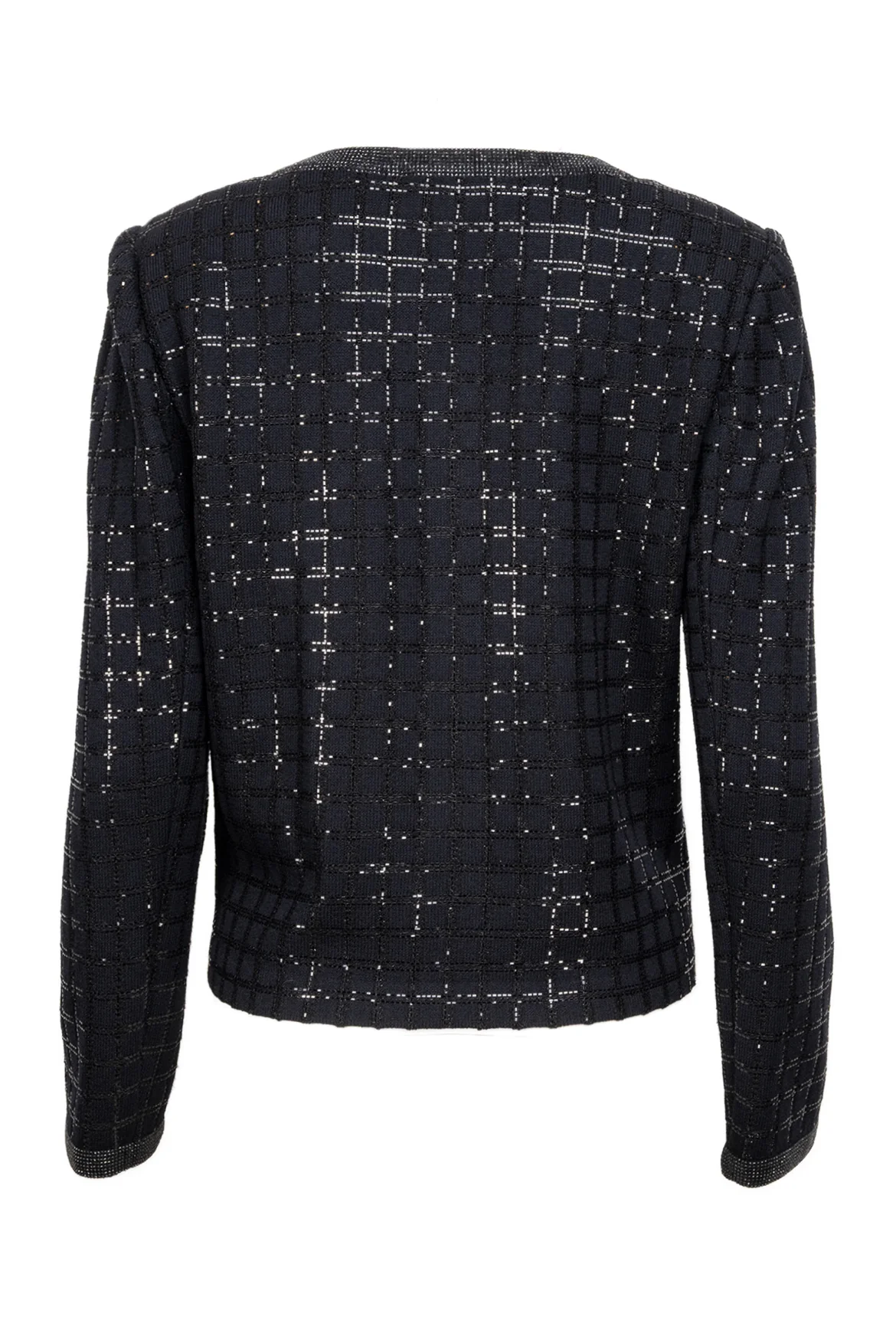 St. John Evening Size 10 Vintage Embellished Zip Up Jacket - Image 2
