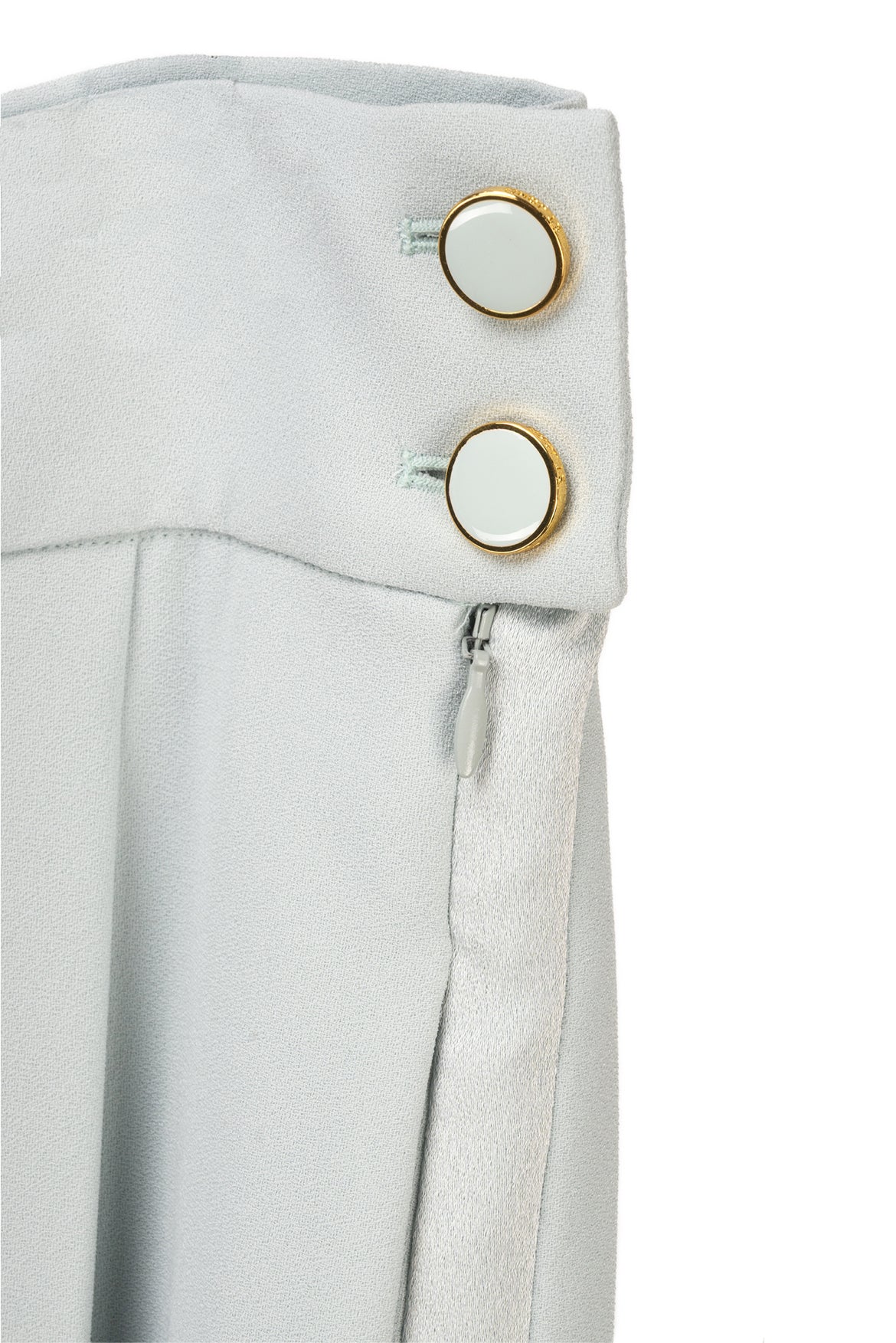 St. John Size 10 Wide Leg Tuxedo Stripe Trousers - Image 3