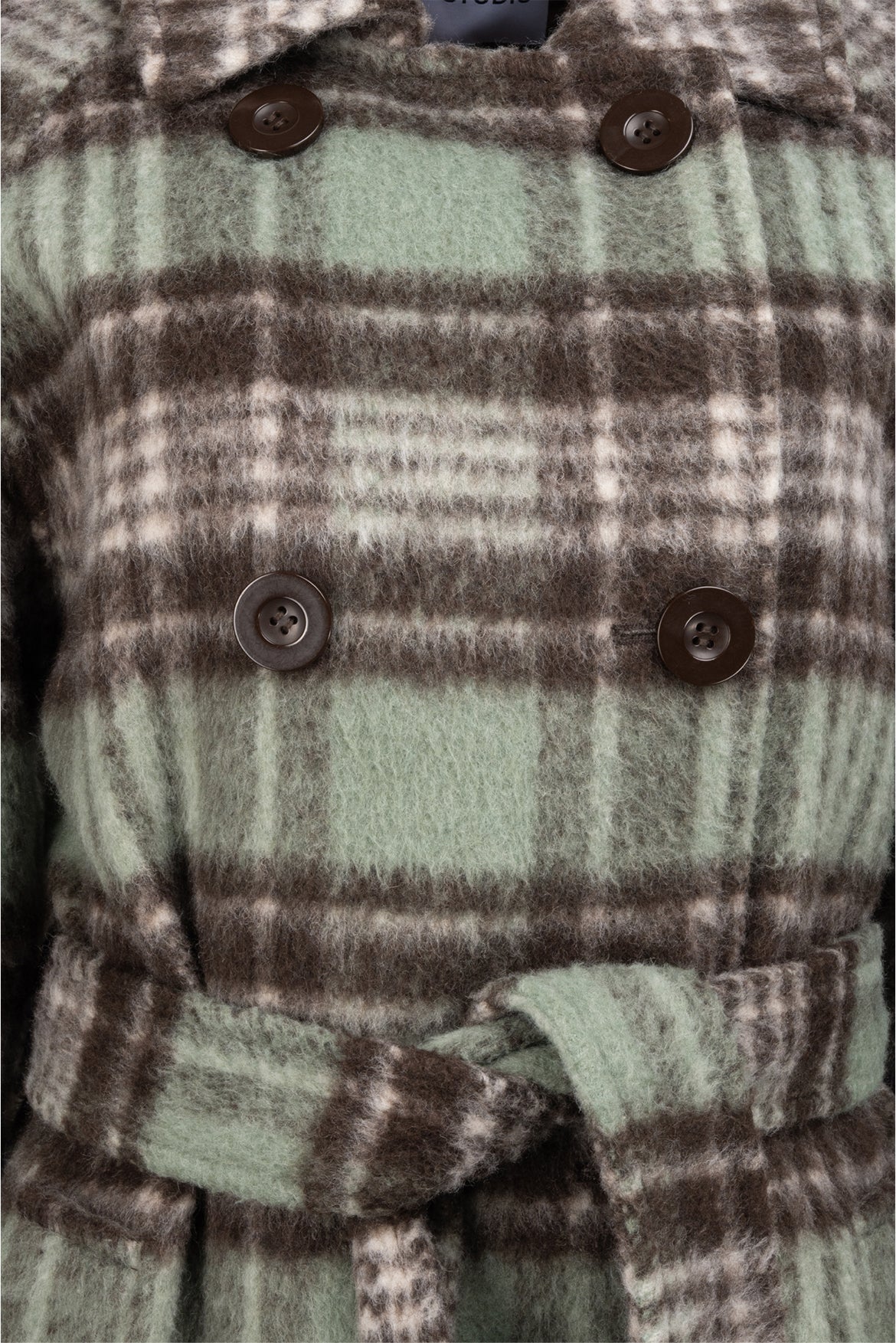 Stand Studio Size 34 Check Ensley Coat - Image 3