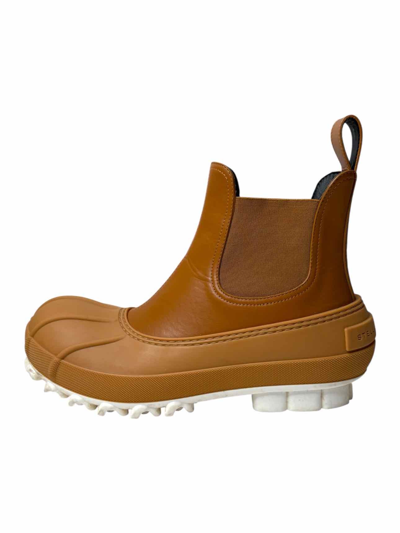 Stella Mccartney Chain Sole Chelsea Size 41 Ankle Boots - Image 3