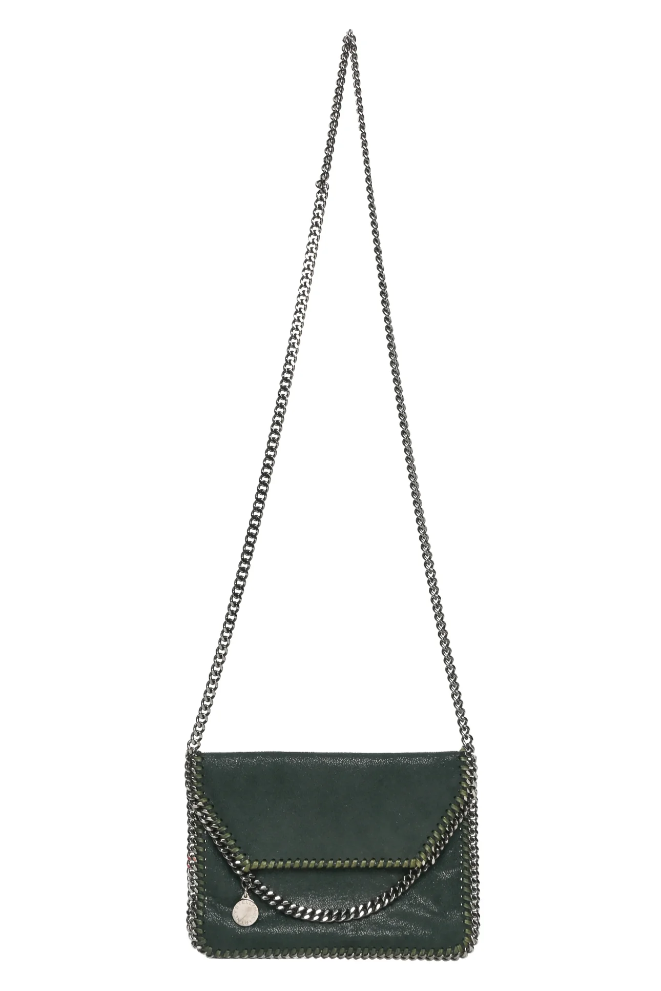 Stella Mccartney Falabella Shaggy Deer Vegan Suede Mini Chain Flap Crossbody - Image 3