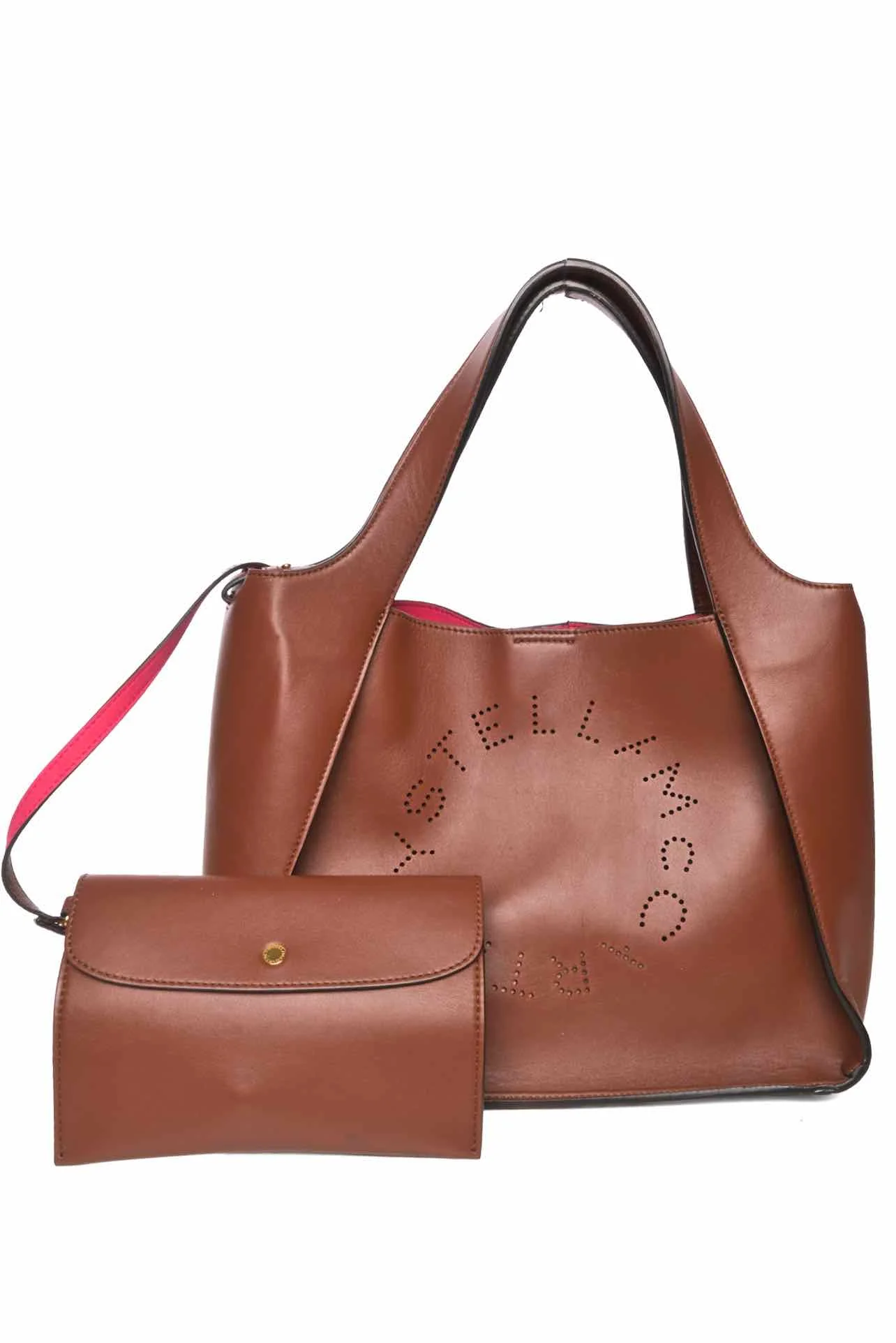 Stella Mccartney Faux Leather Logo Tote - Image 5
