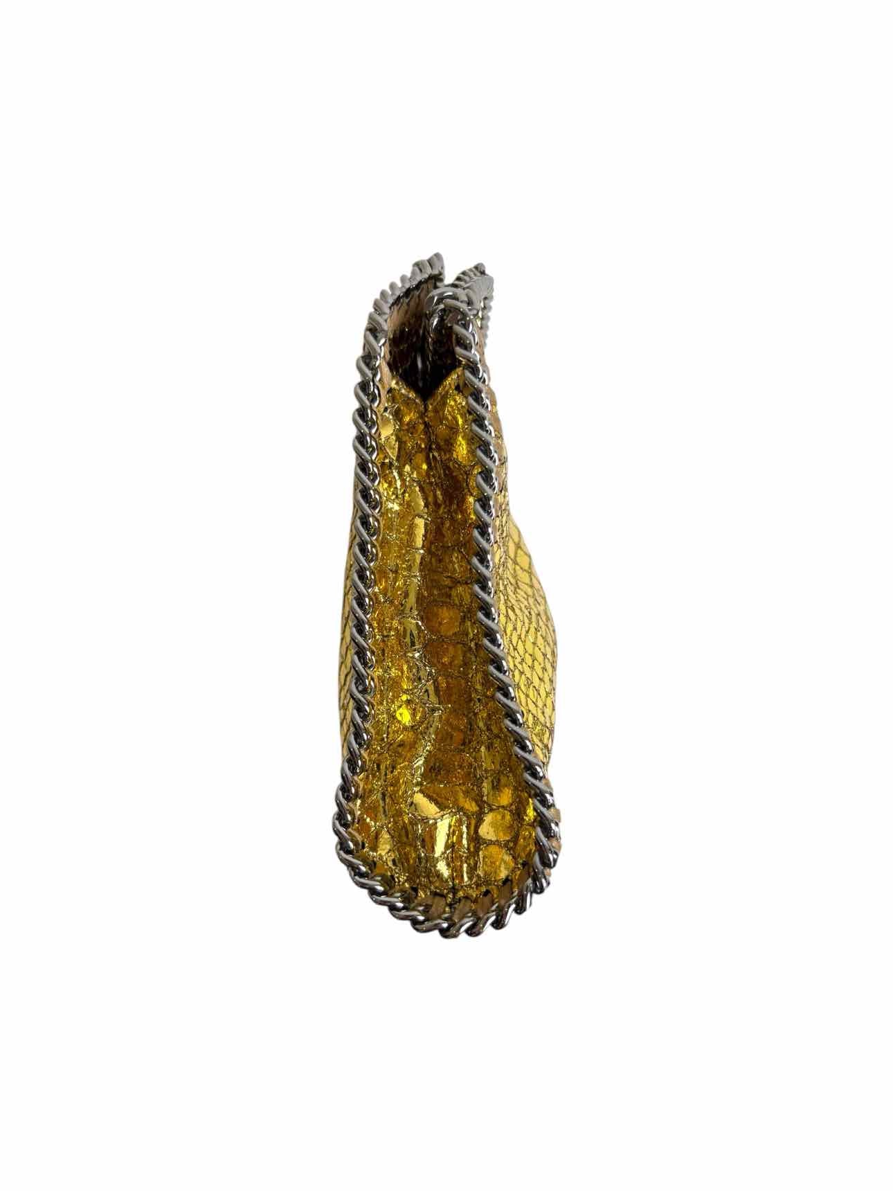 Stella Mccartney Faux Leather Metallic Snake Print Falabella  Crossbody Purse - Image 2