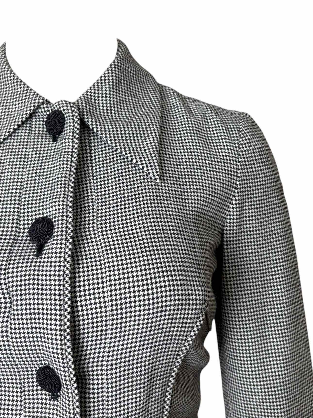 Stella Mccartney Houndstooth Wool Size 38 Dress - Image 3