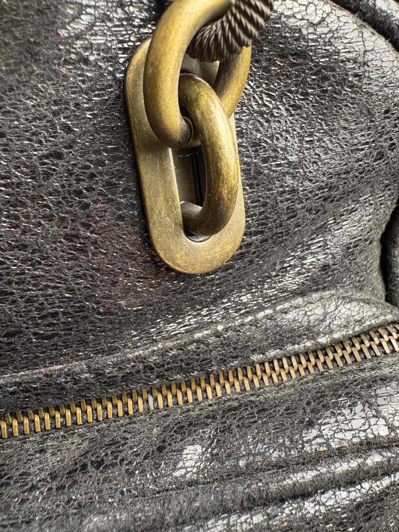 Stella Mccartney Metallic Faux Leather Purse - Image 11