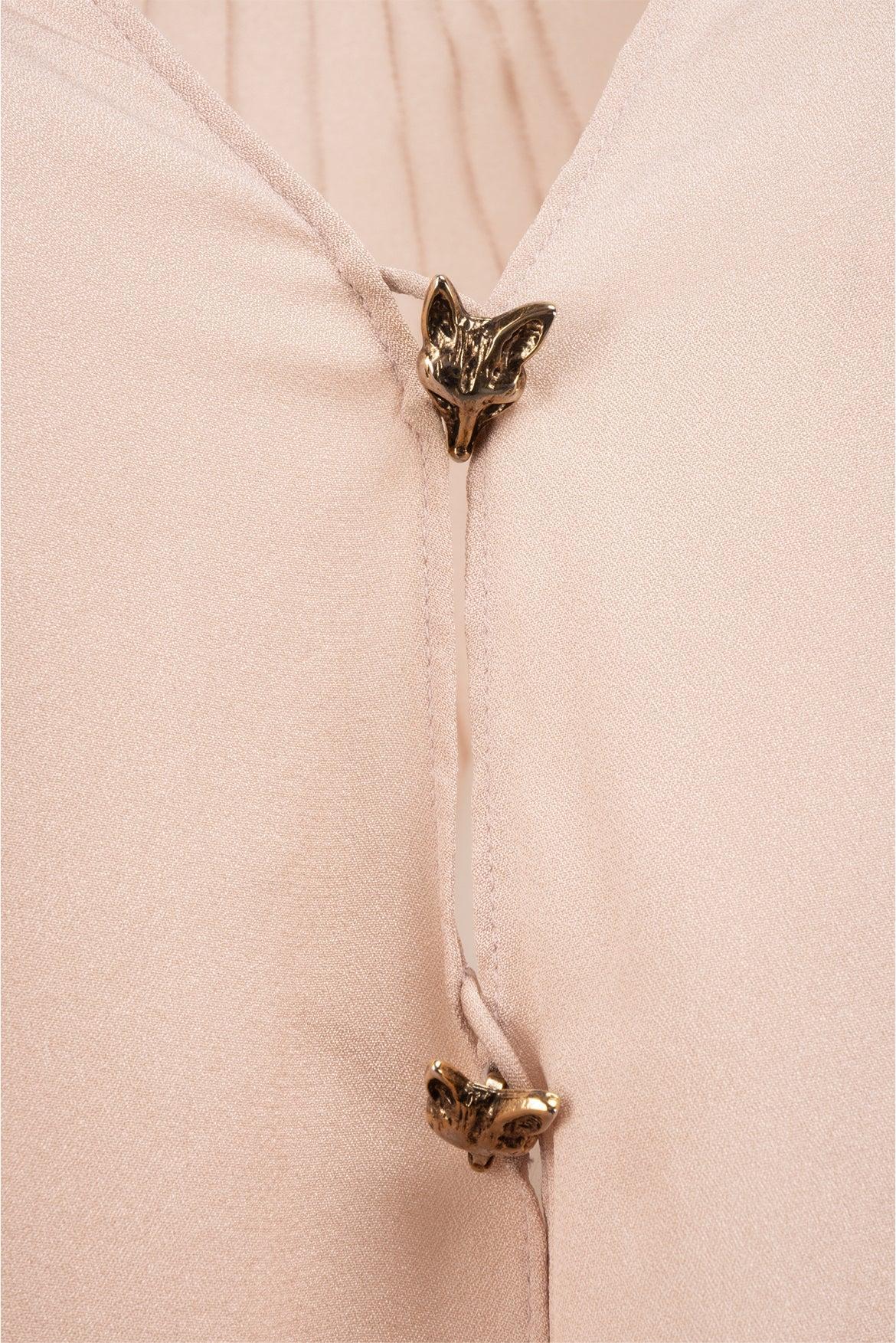 Stella Mccartney Size 38 Silk Frilly Blouse - Image 3