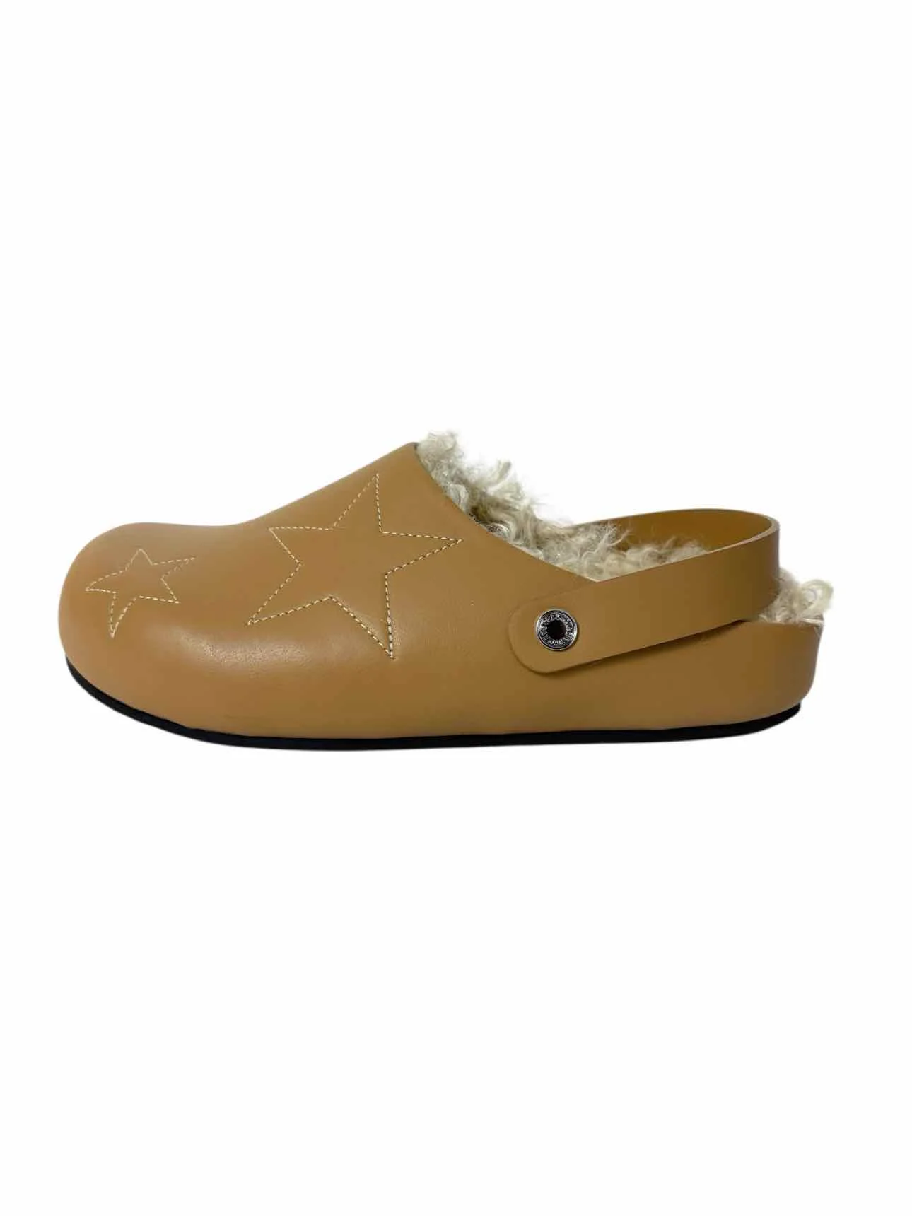 Stella Mccartney Size 39 Elyse Faux Shearling Mules & Clogs - Image 3