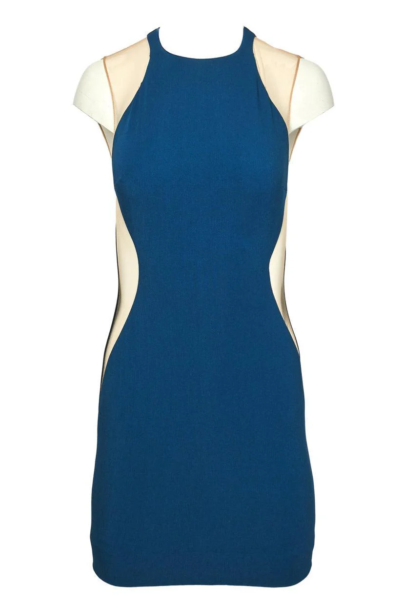 Stella Mccartney Size XS/S Sleeveless Mesh Paneled Dress