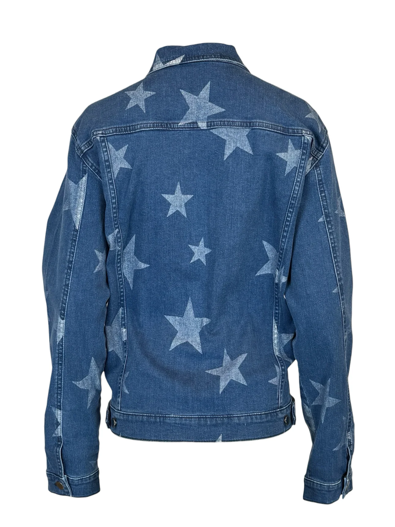 Stella Mccartney Size XS/S Stars Denim Jacket - Image 2