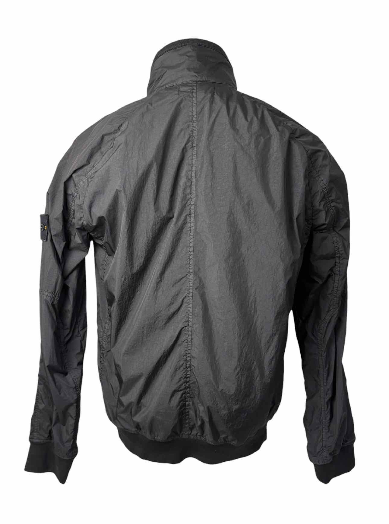 Stone Island Size L Men's Crinkle Poly Logo Patch Jacket - Image 2