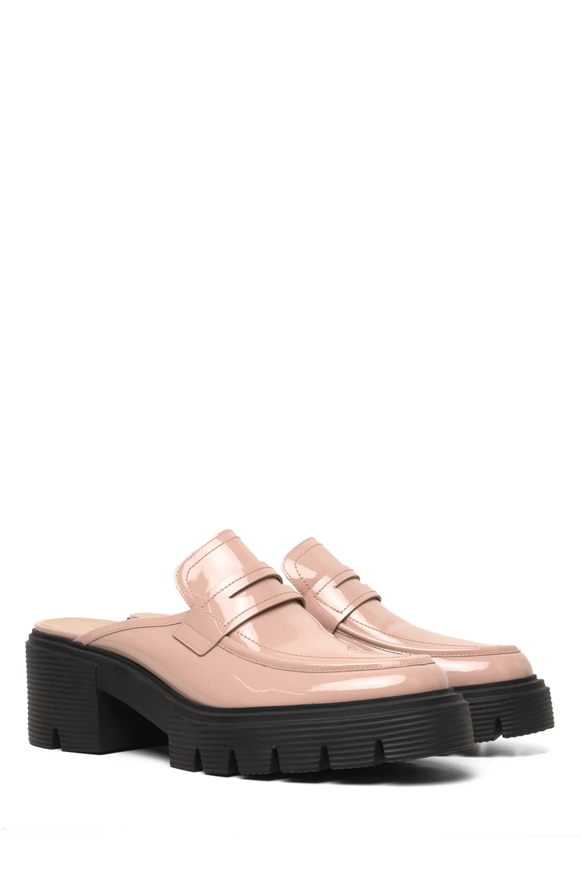 Stuart Weitzman Size 10.5 Soho Chill Patent Leather Mules - Image 2