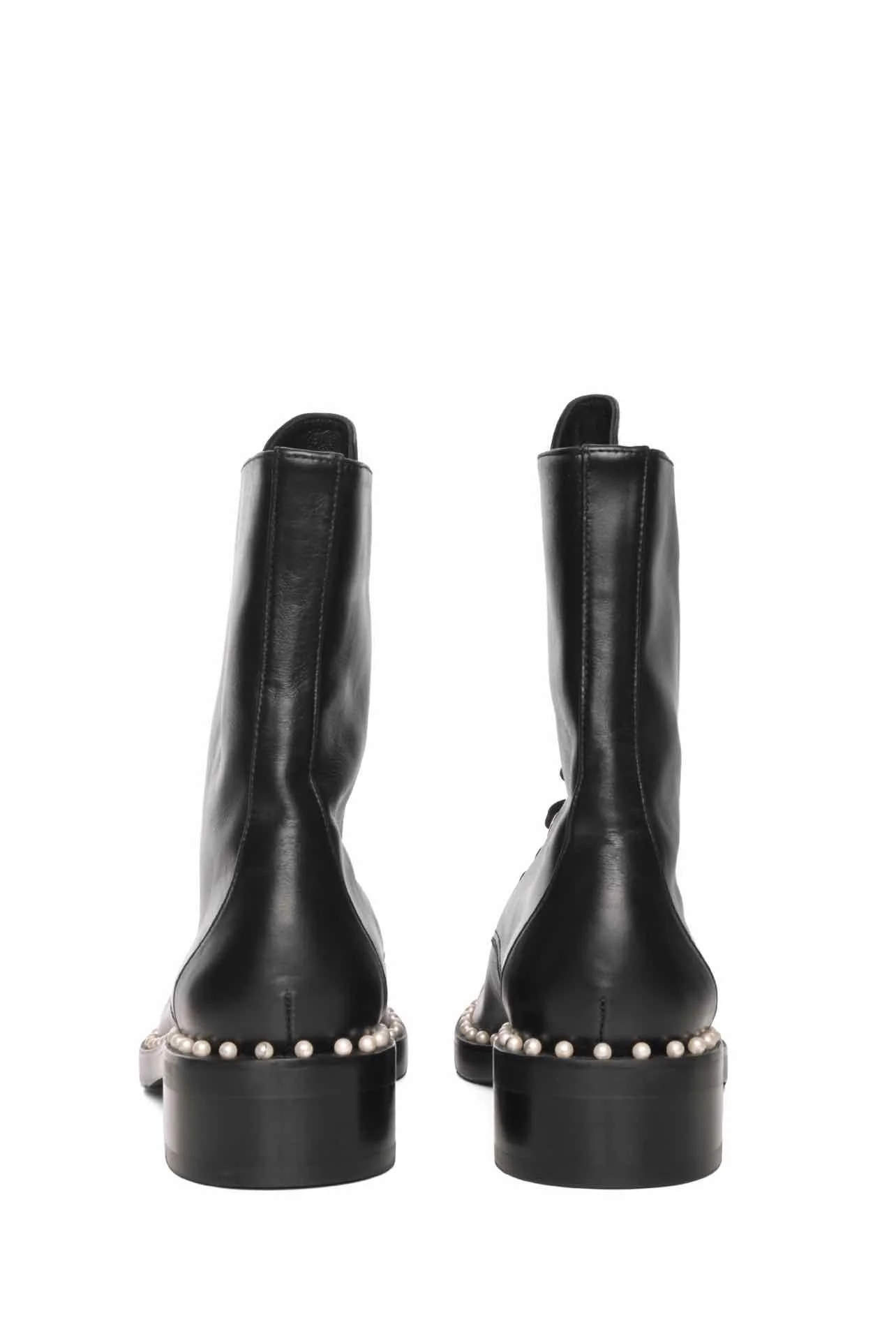 Stuart Weitzman Size 5 Sondra Faux Pearl Bootie - Image 5