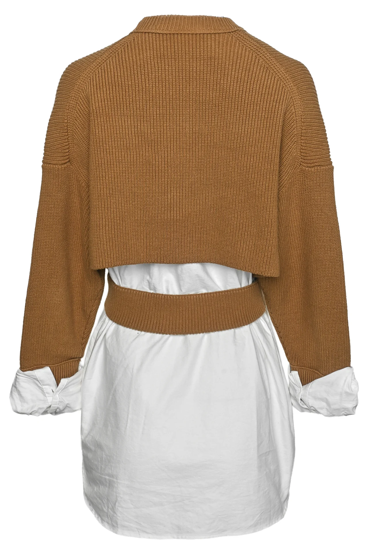 T Alexander Wang Size S Bi-layer Oxford Shirting Cardigan - Image 2