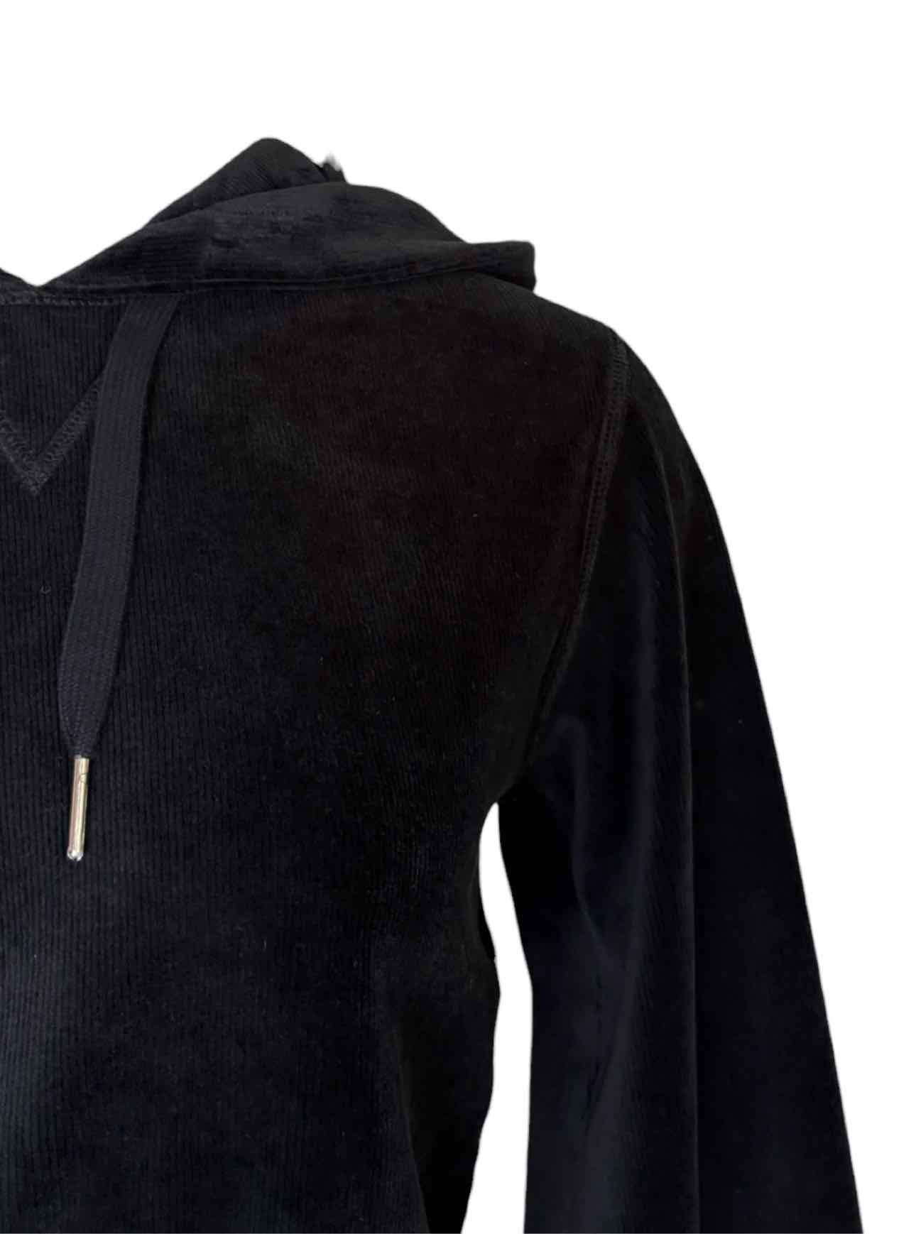 T Alexander Wang Size S Corduroy Cropped Logo Hoodie Sweatshirt - Image 3