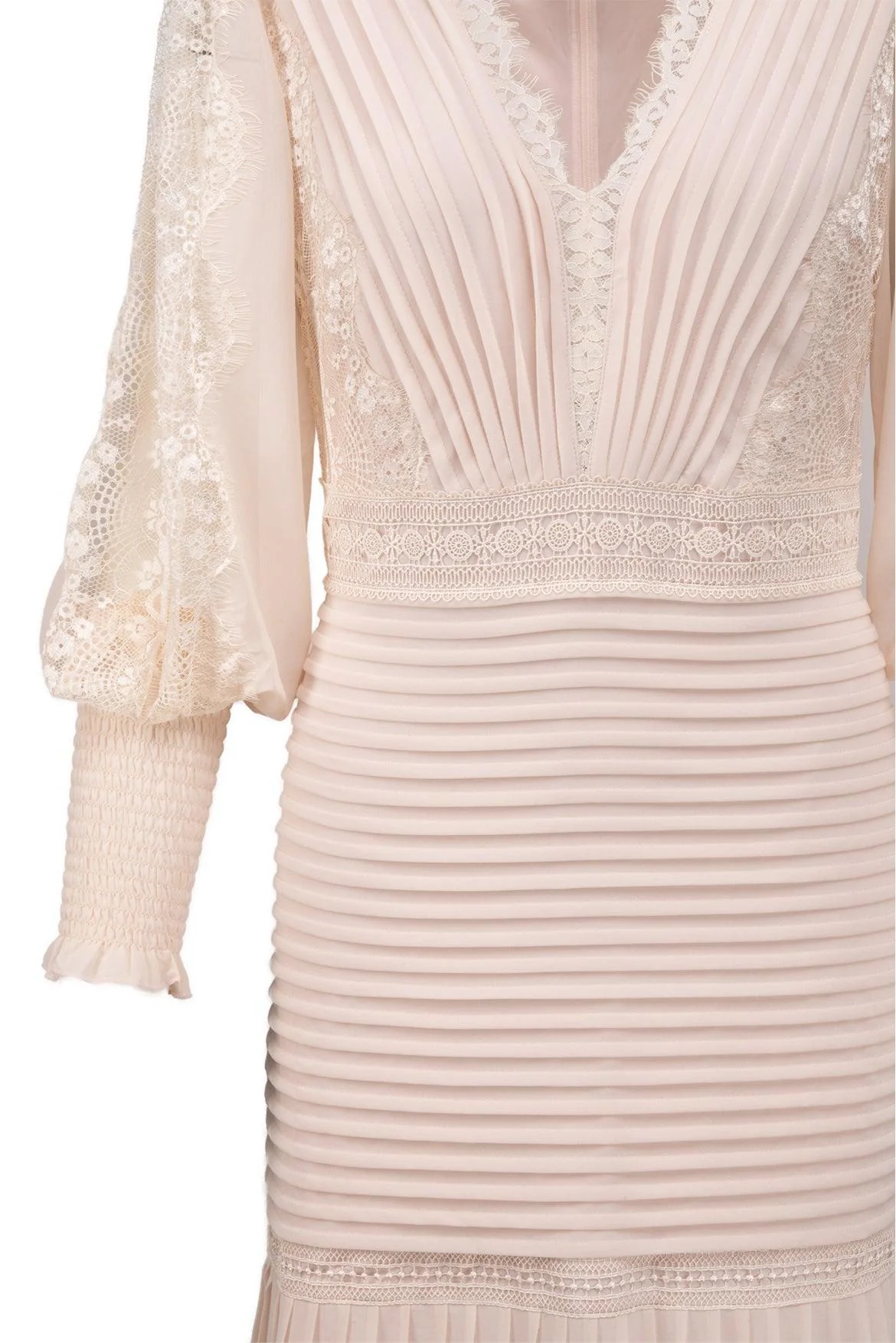 Tadashi Shoji Size 8 Nyssa Bishop Sleeve Gown - Image 3