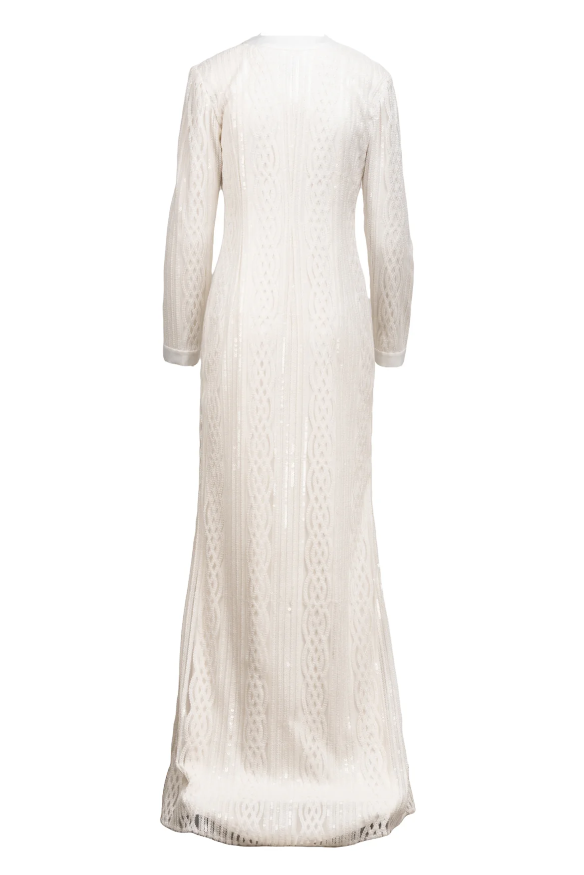 Tadashi Shoji Size 2 Sequin Button-Up Maxi Gown - Image 2