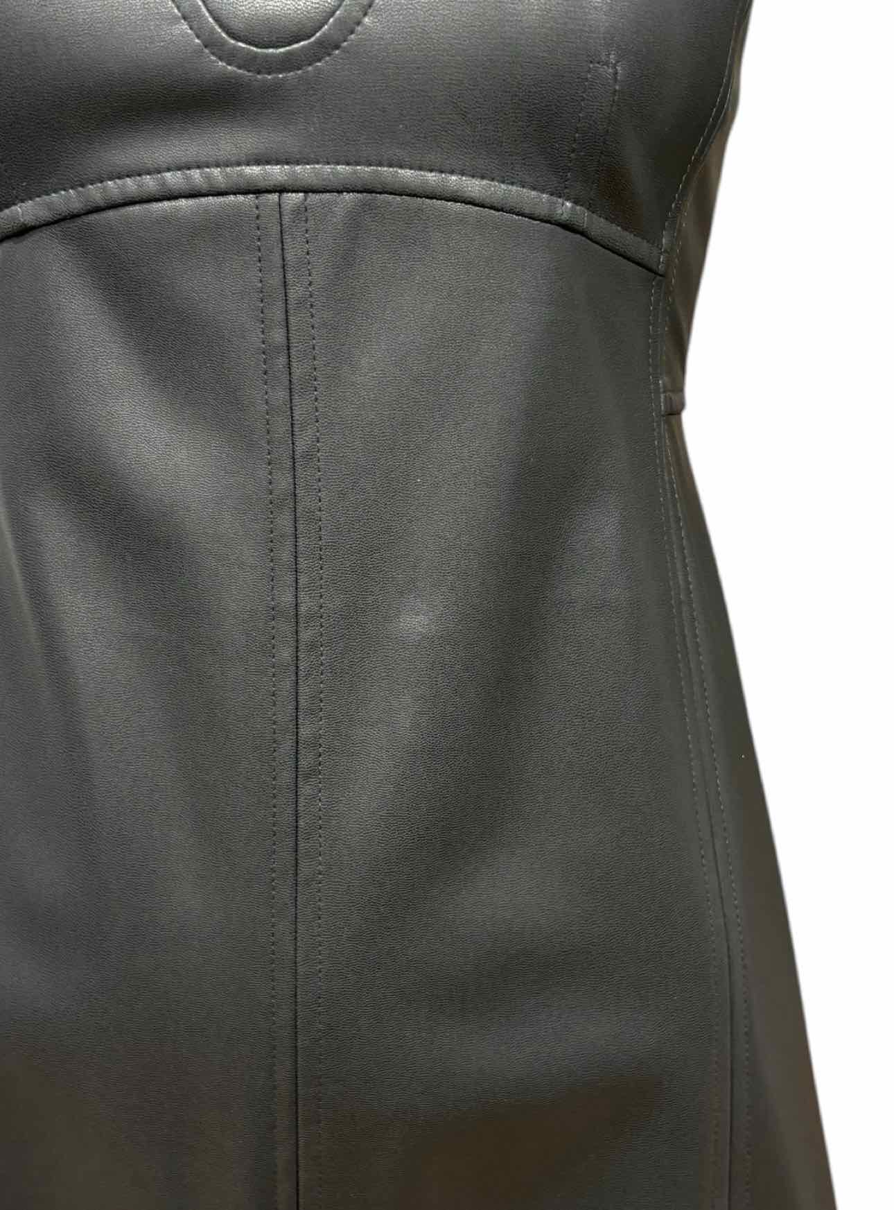 Tanya Taylor Size 00 Vegan Leather Dress - Image 4