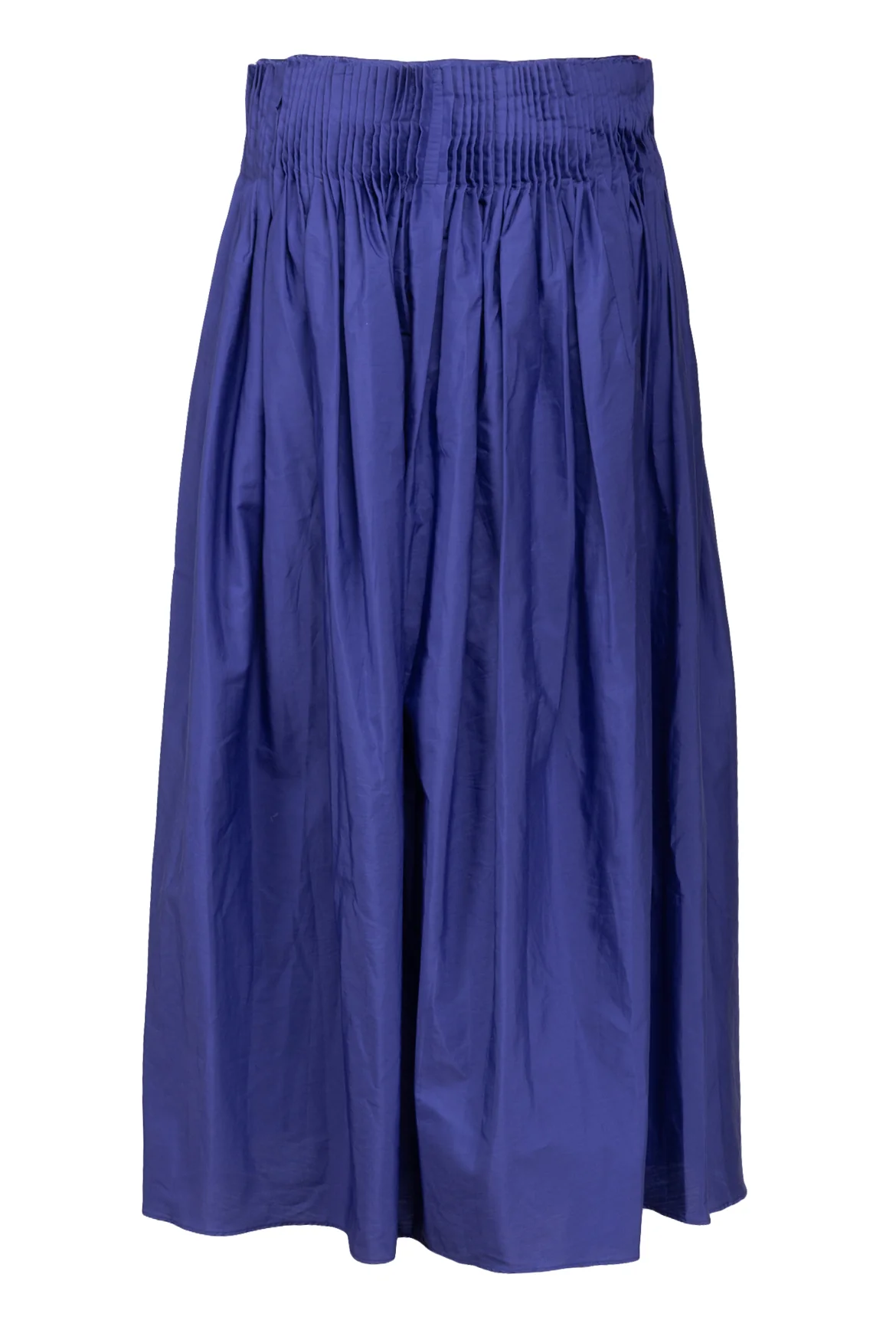 The Row Size 2 Ruth Pleated High Waist Cotton Midi Skirt - Image 2