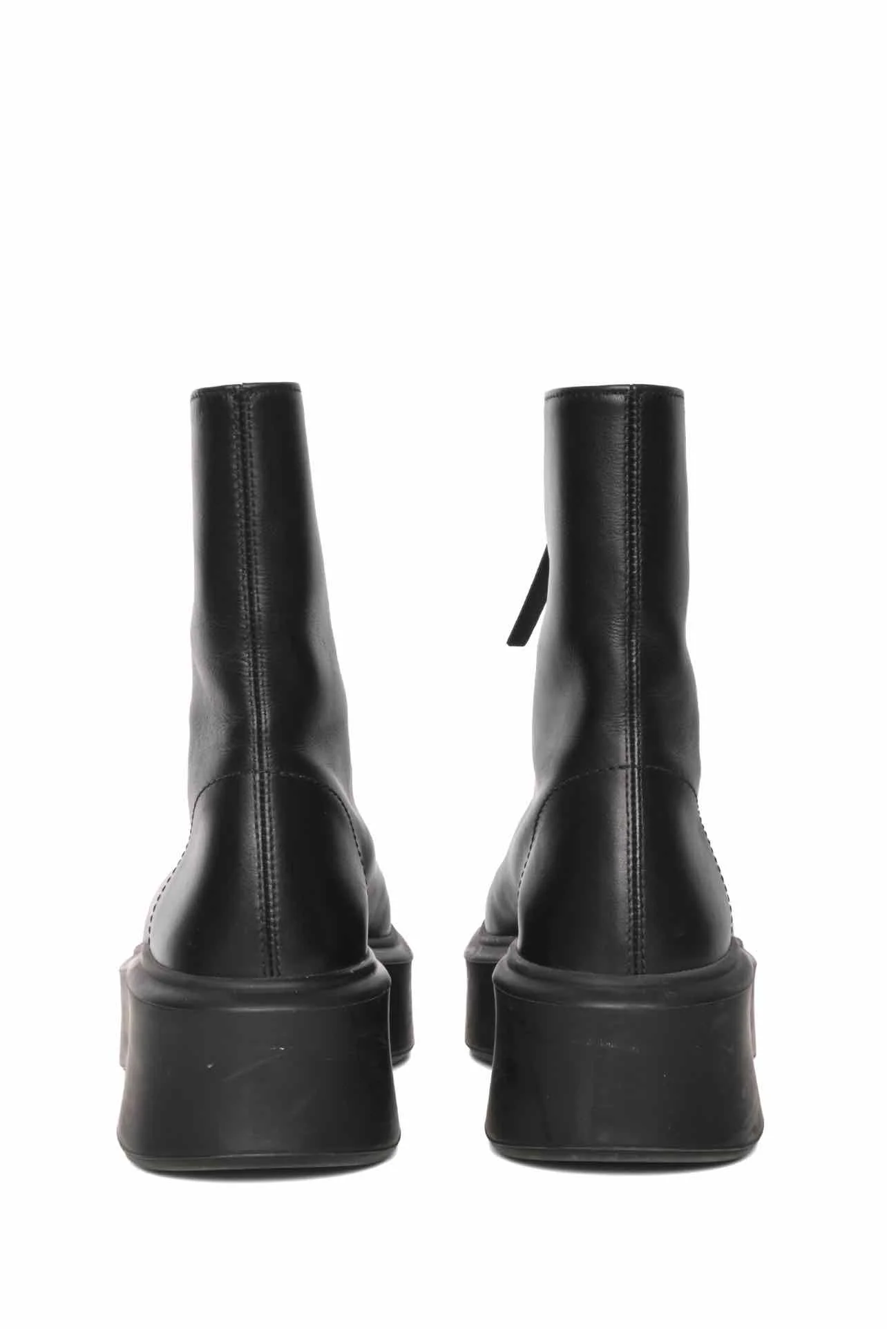 The Row Size 35 Leather Zipped Ankle Boots - Image 5
