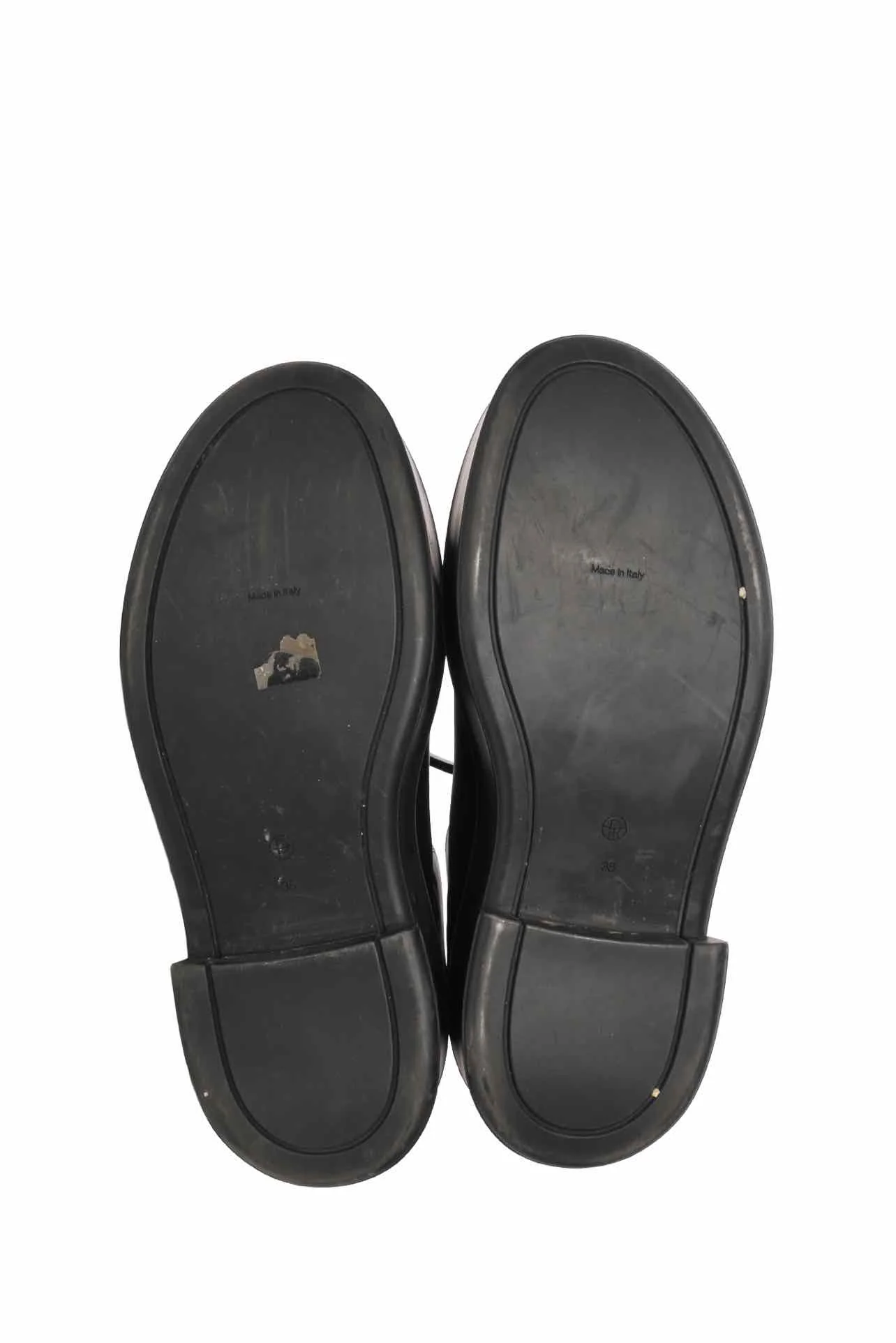 The Row Size 35 Leather Zipped Ankle Boots - Image 6