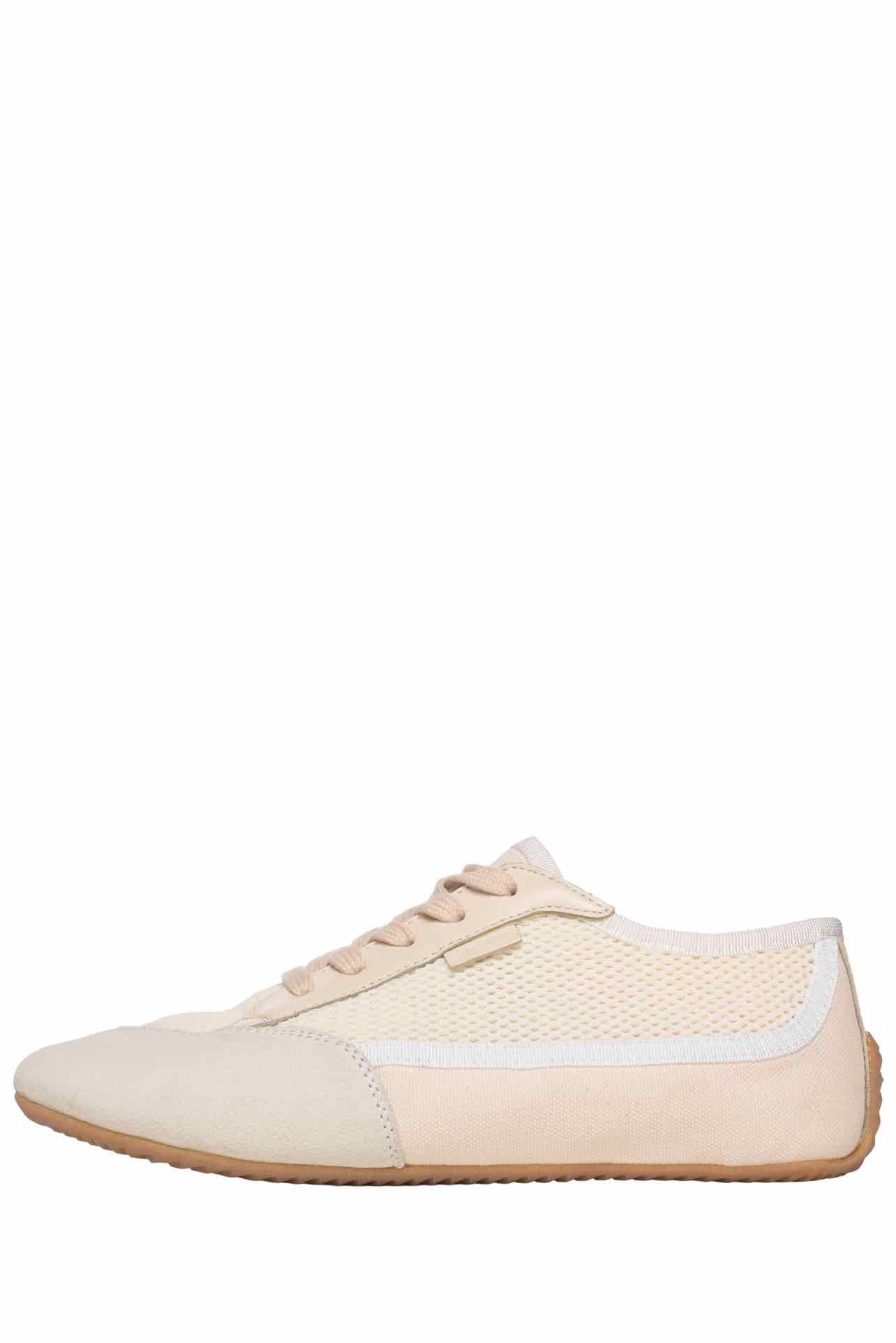 The Row Size 37.5 Bonnie Suede & Mesh Sneaker - Image 3