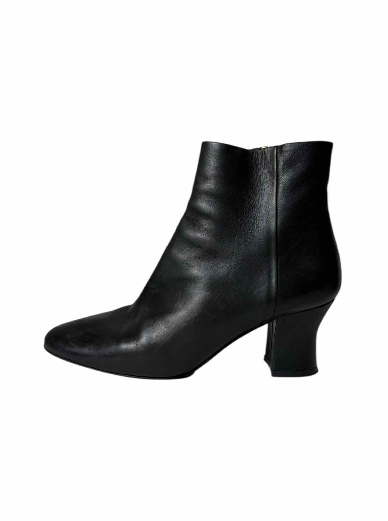 The Row Size 37.5 Bowin Leather Ankle Boots - Image 3