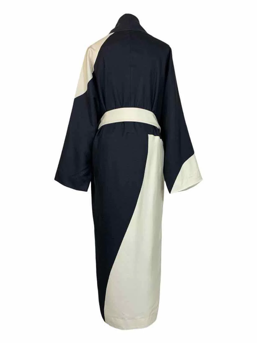 The Row Size S Pernise Two-Tone Silk Coat - Image 2