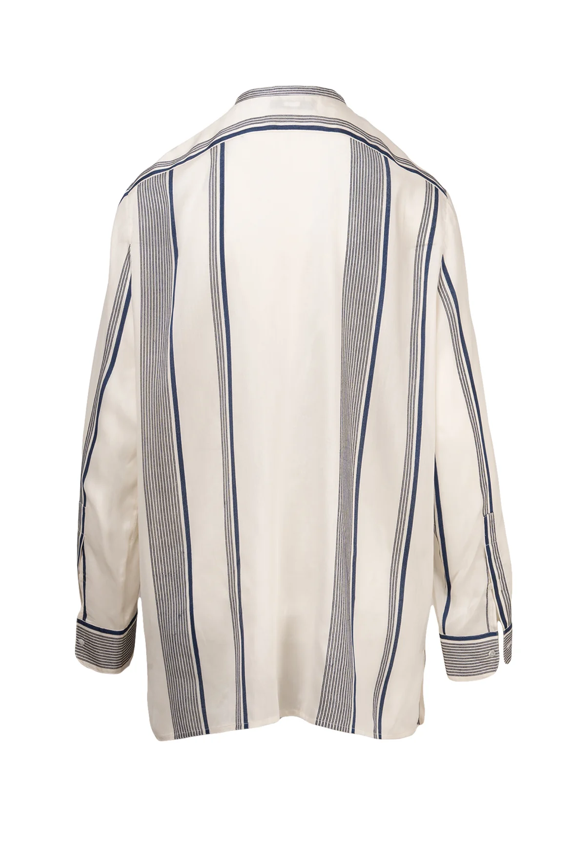 The Row Size S Striped Silk Shirt - Image 2