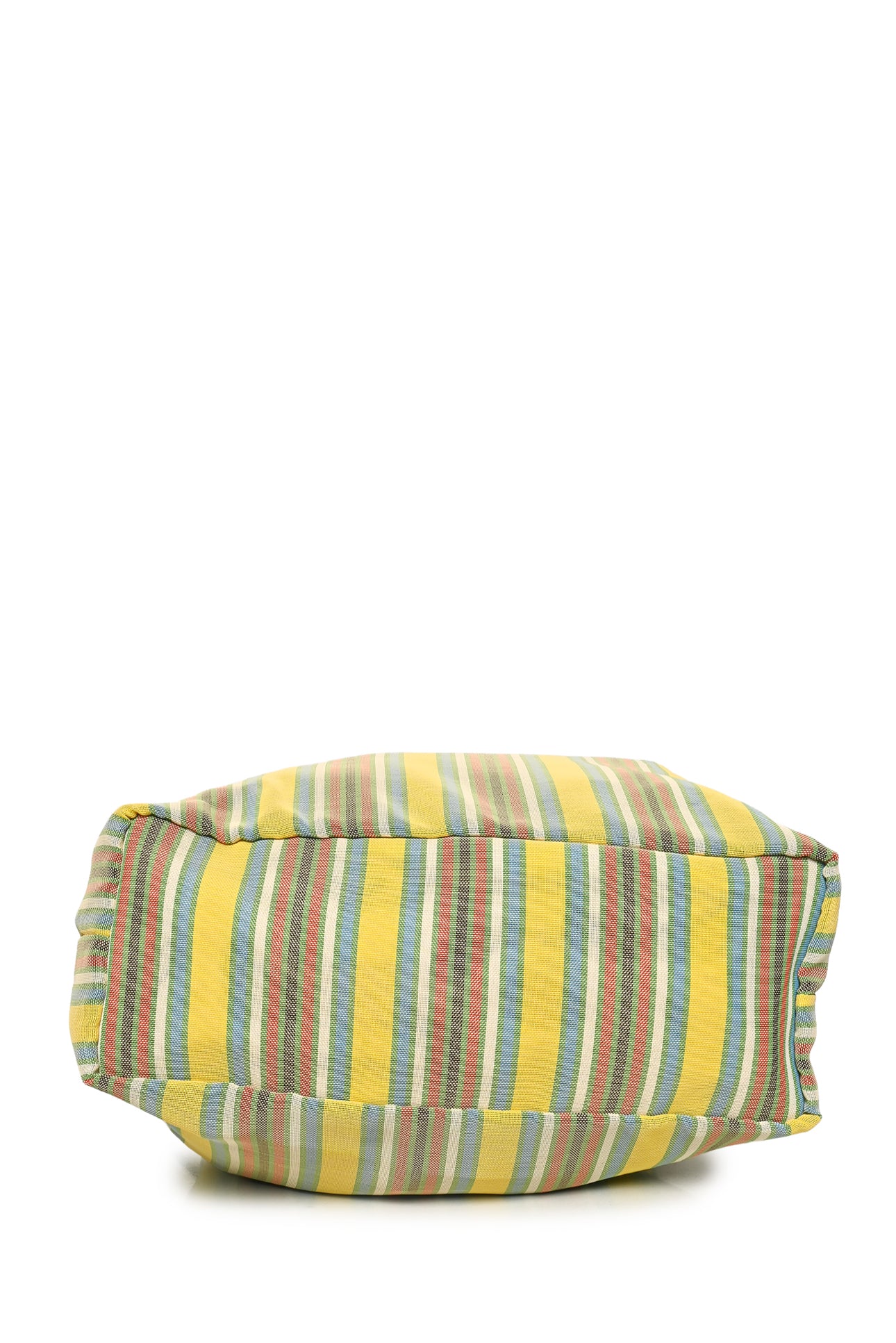 The Row Warm Multicolour Striped Mesh Barn Tote - Image 4