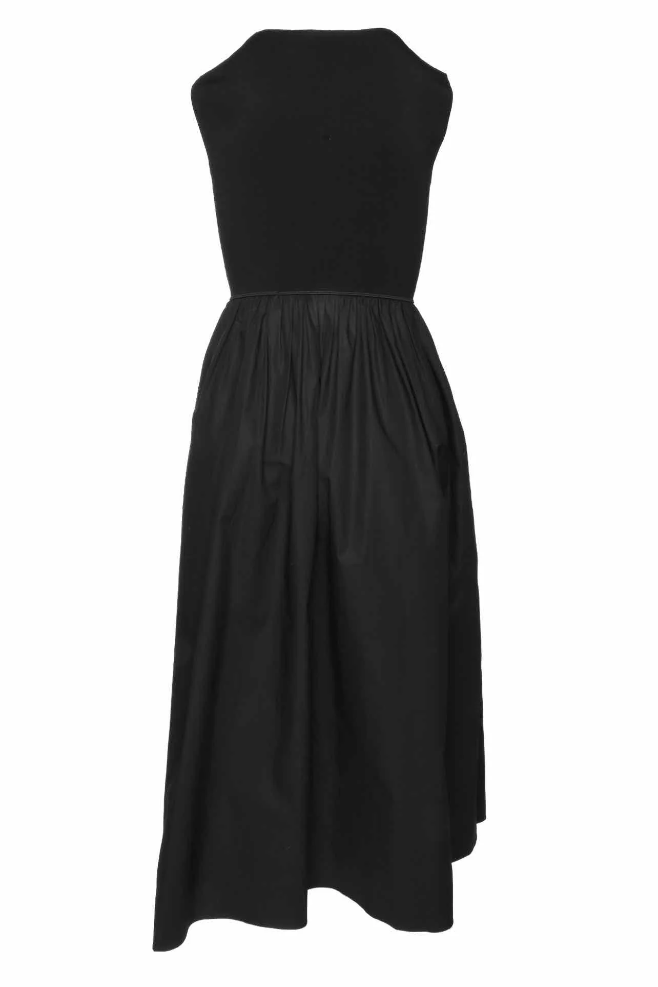 Theory Size S Mixed-Media Midi Dress - Image 2