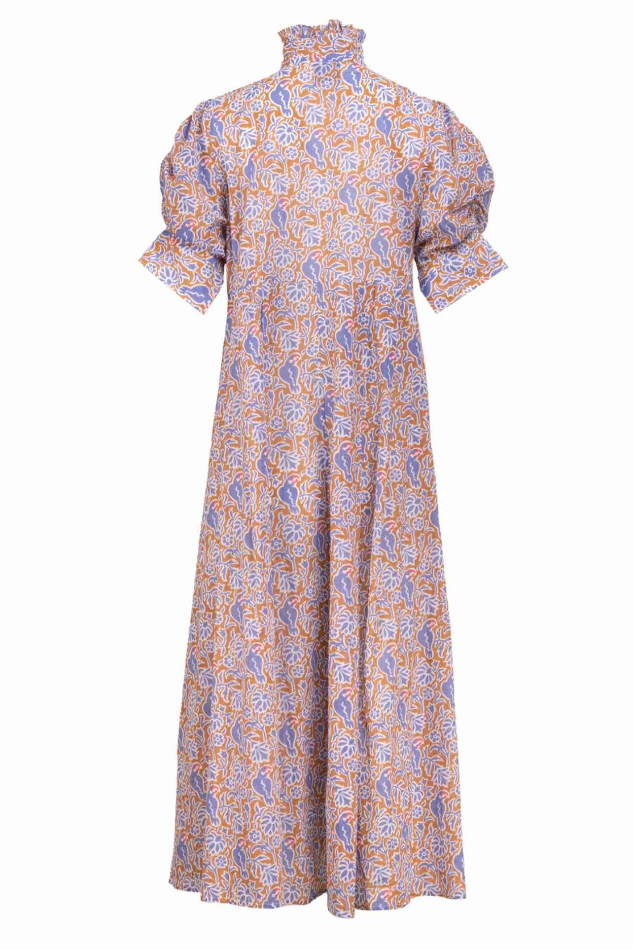Thierry Colson Size M Venetia Parrot Print Dress - Image 2
