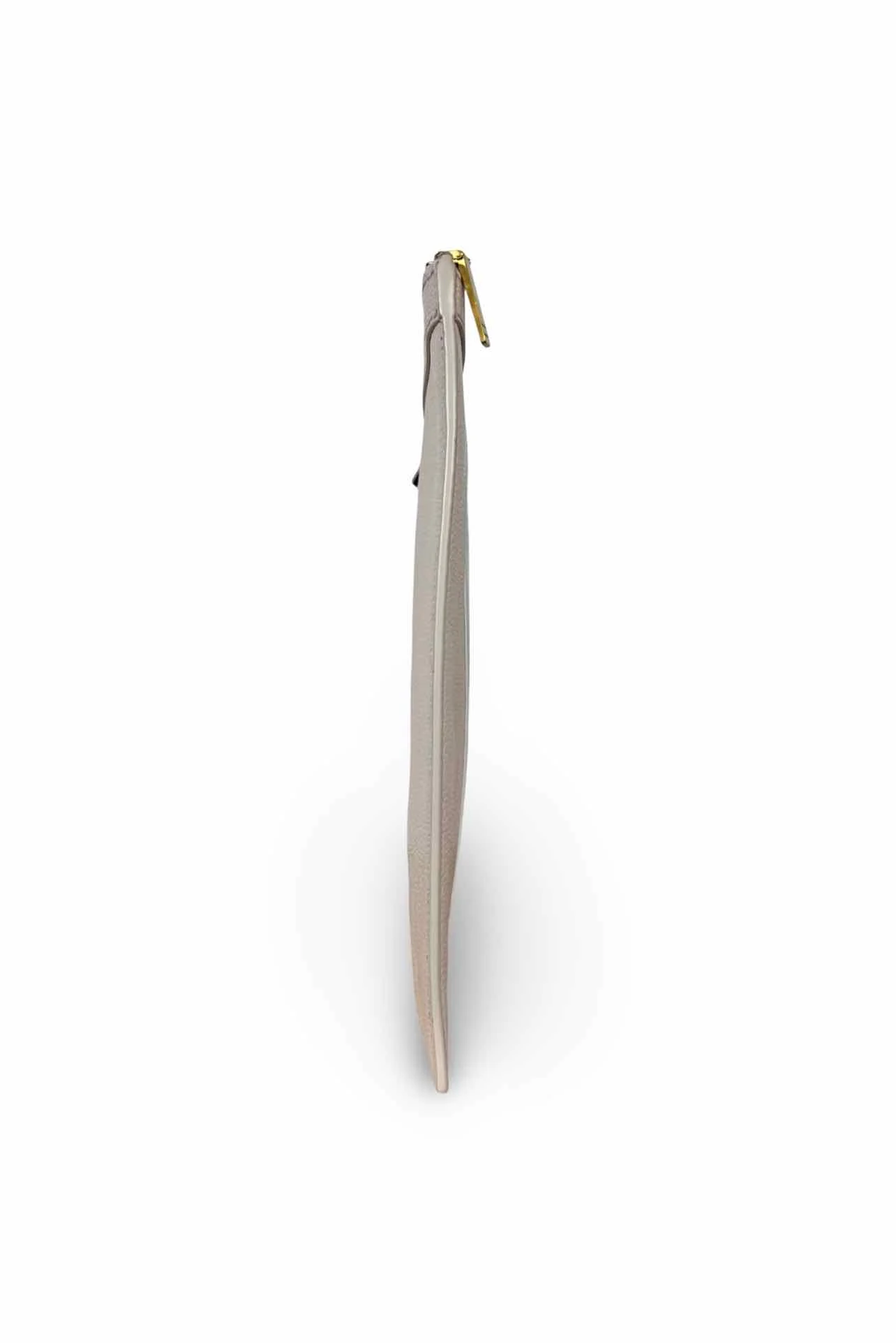 Thom Browne Grosgrain-Loop Trim Calf Leather Clutch - Image 4