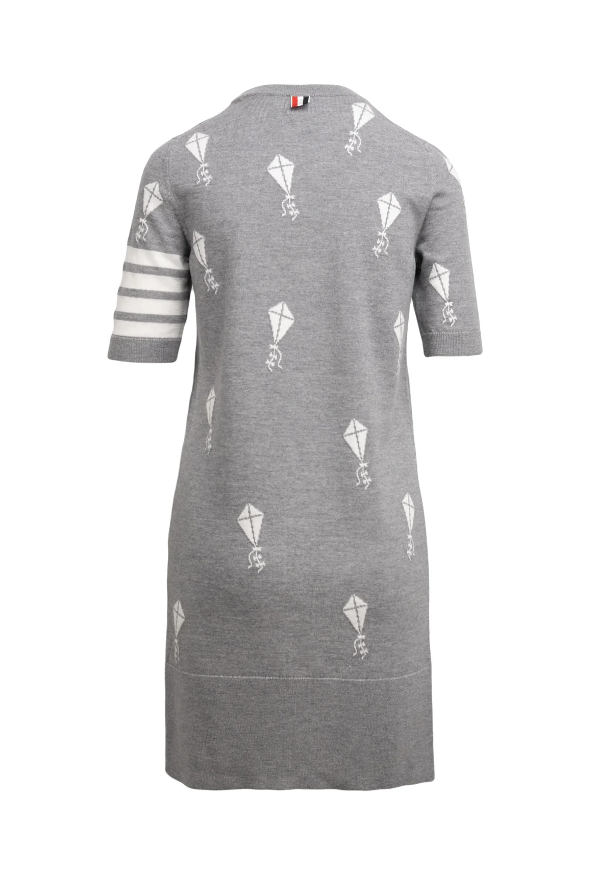 Thom Browne Size 0 Kite Print Knit Midi Dress - Image 2