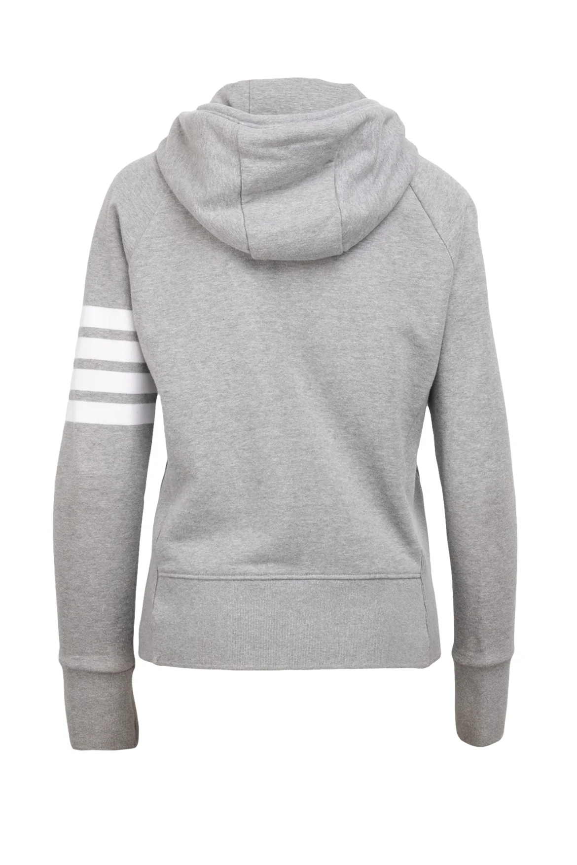 Thom Browne Size 1 4-Bar Stripe Zip-Up Cotton Men's Hoodie - Image 2