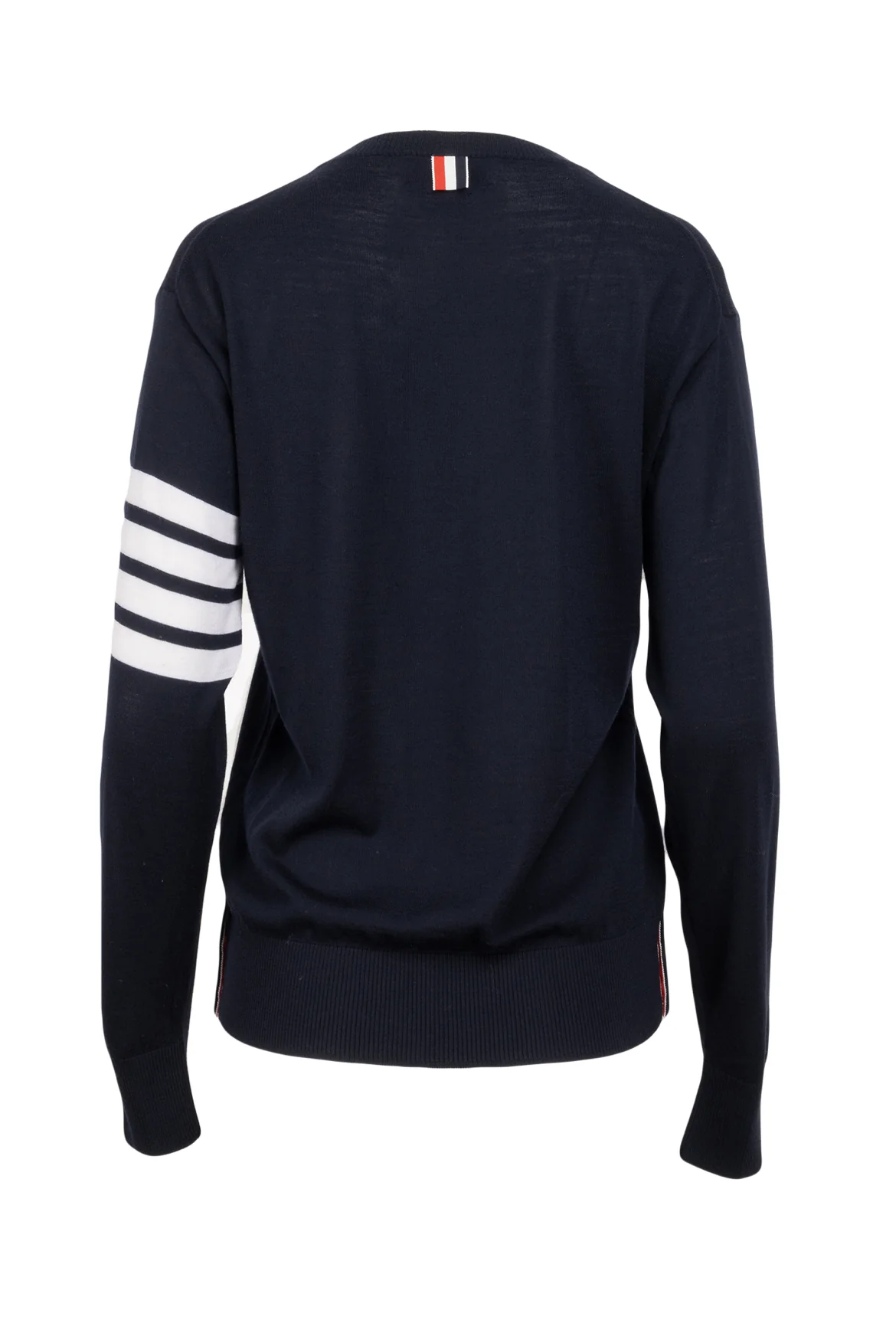 Thom Browne Size 2 Men's 4 Bar Wool Sweater - Image 2
