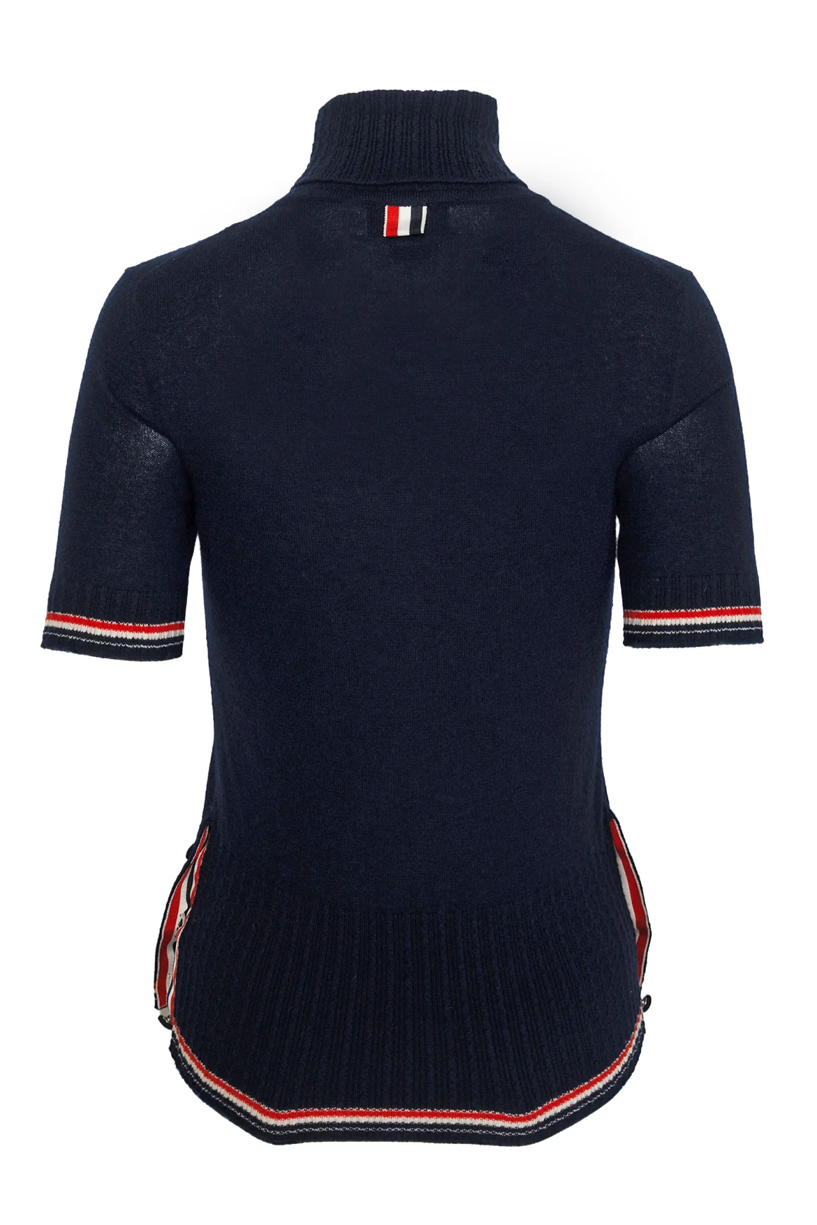 Thom Browne Size 36 Cashmere Short-Sleeve Turtleneck Sweater - Image 3