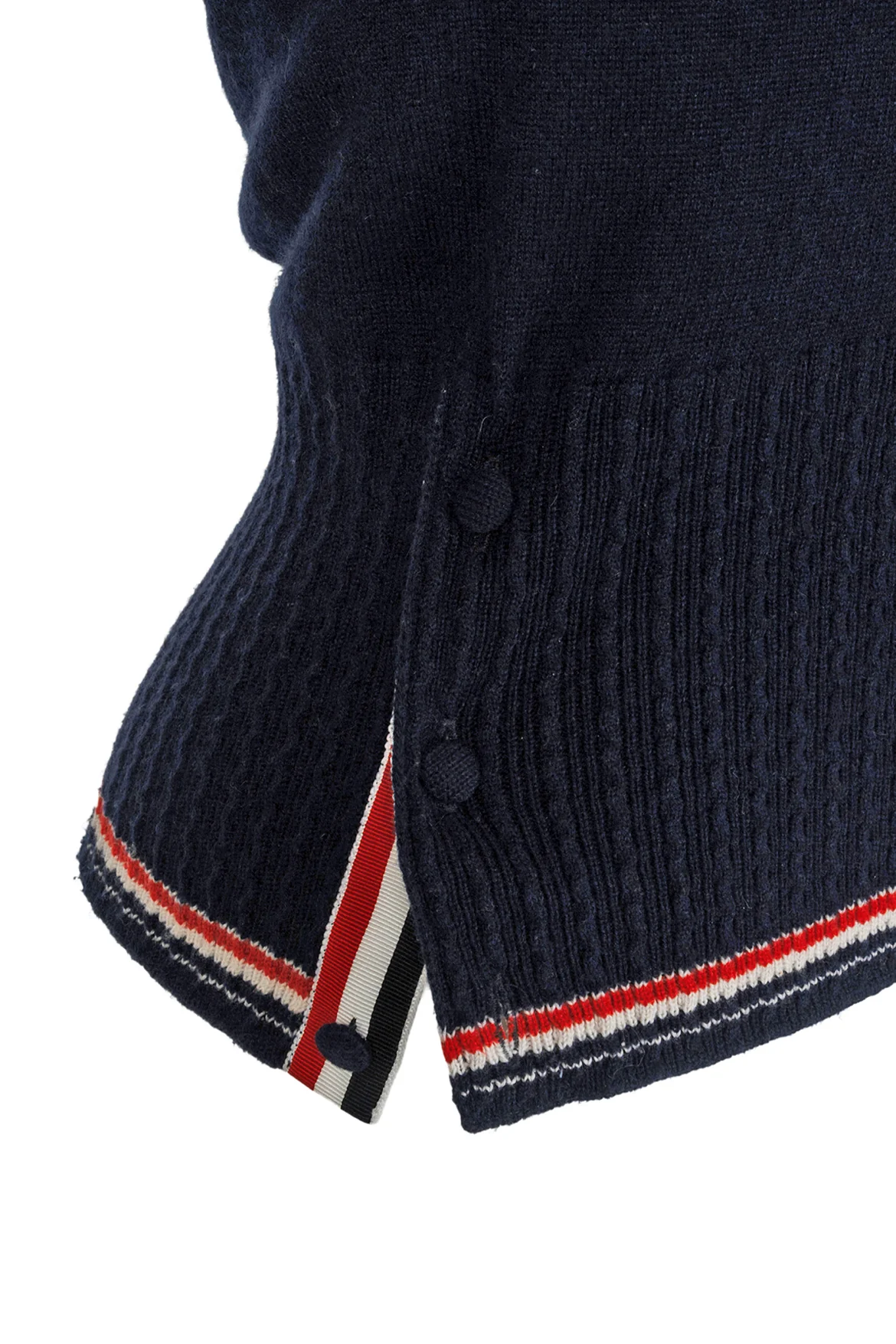 Thom Browne Size 36 Cashmere Short-Sleeve Turtleneck Sweater - Image 4
