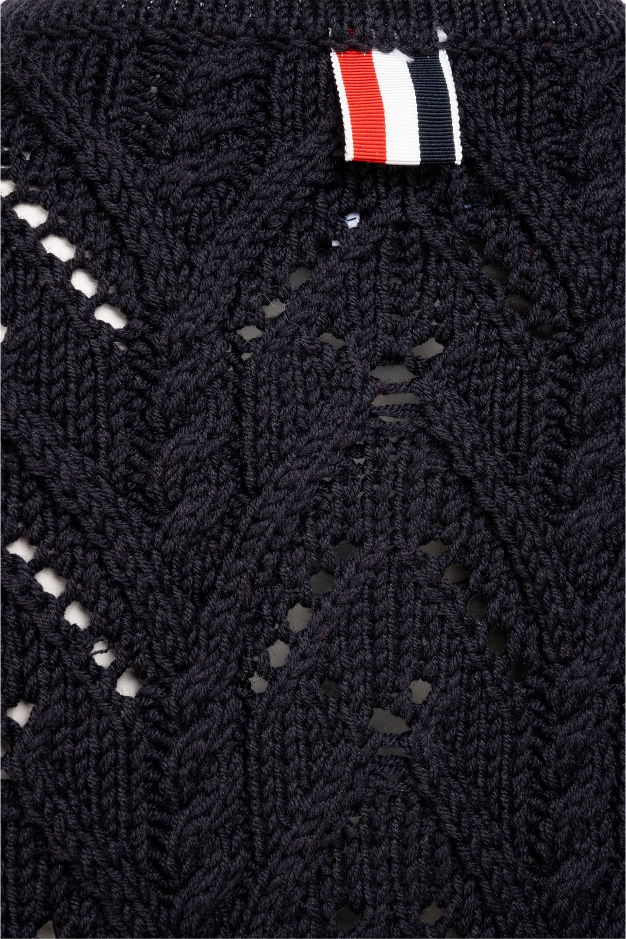 Thom Browne Size 36 Knit Merino Wool Cardigan - Image 3